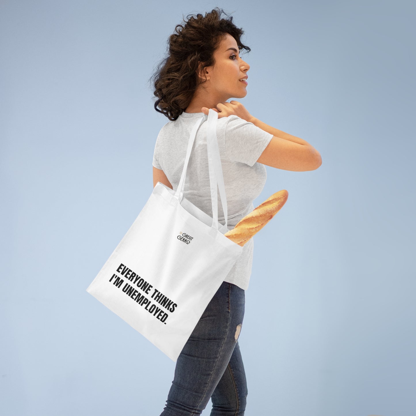 "Everyone Thinks I'm Unemployed" – Funny Trader & Remote Work Tote Bag