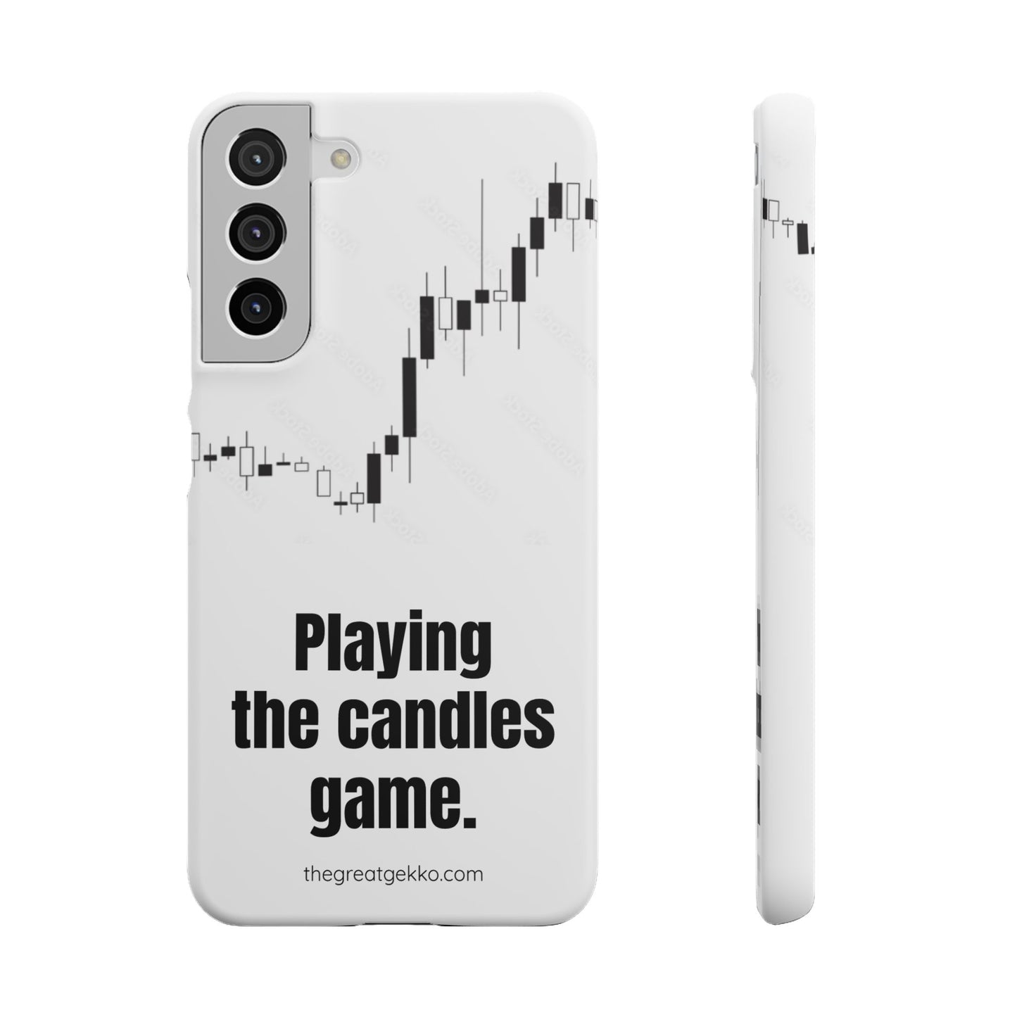 "Playing the Candles Game" – Day Trader’s Ultimate Phone Case