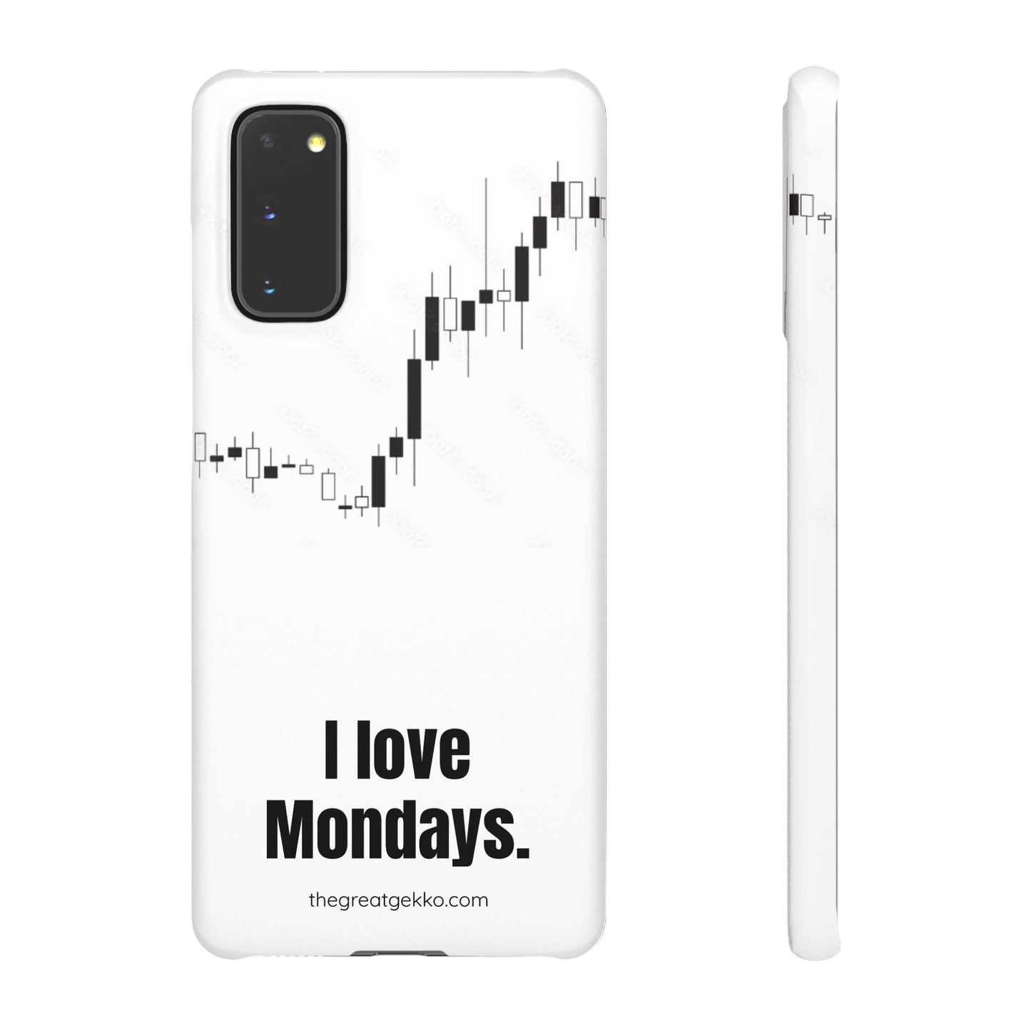 "I Love Mondays" – Stock Market Open Enthusiast Phone Case