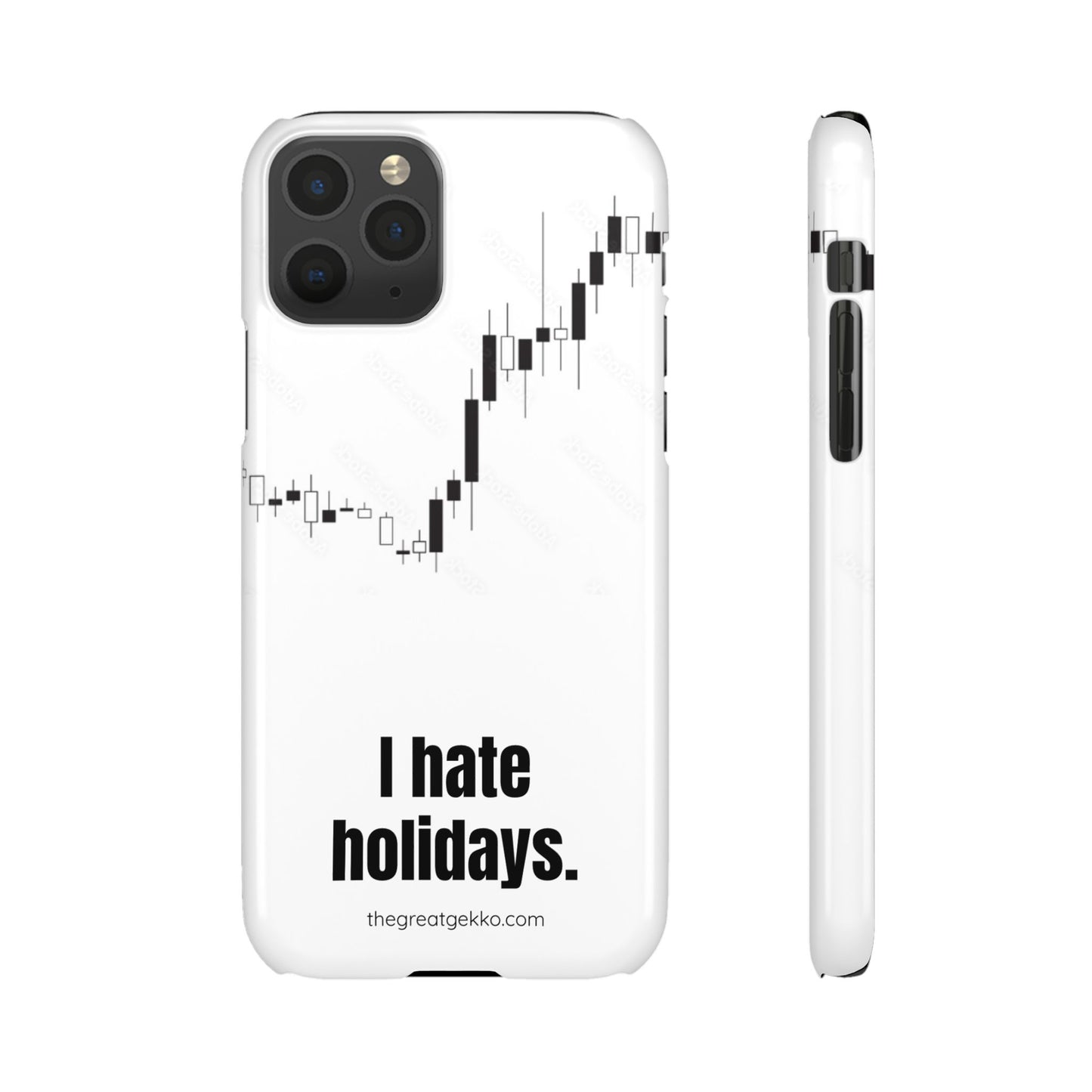 "I Hate Holidays" – Trader’s Market Closure Survival Phone Case