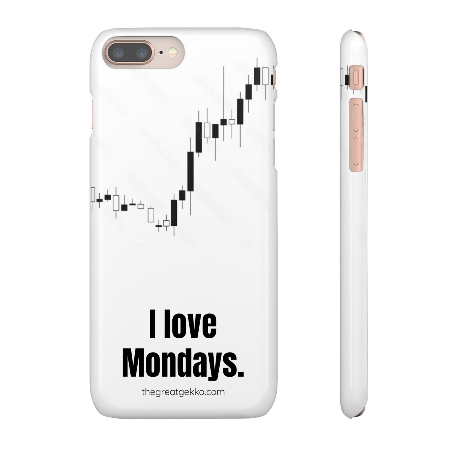 "I Love Mondays" – Stock Market Open Enthusiast Phone Case