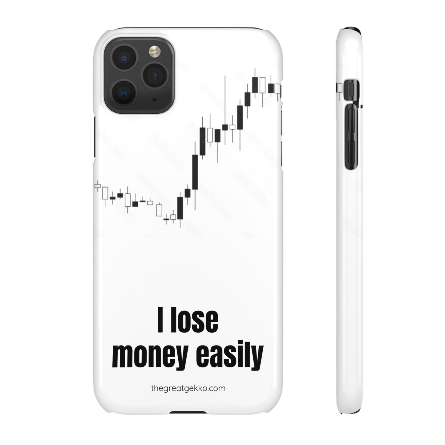 "I Lose Money Easily" – Trader's Emotional Support Phone Case