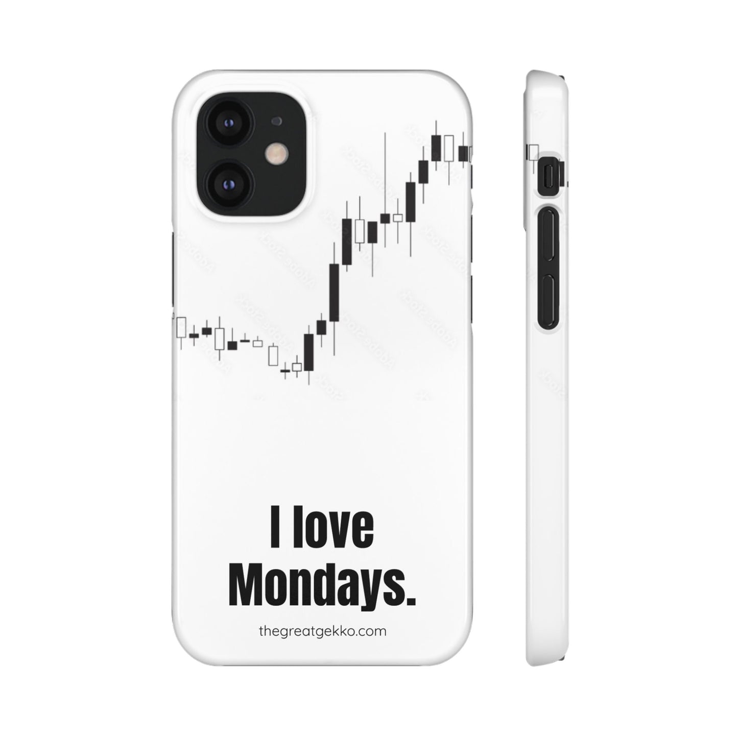 "I Love Mondays" – Stock Market Open Enthusiast Phone Case