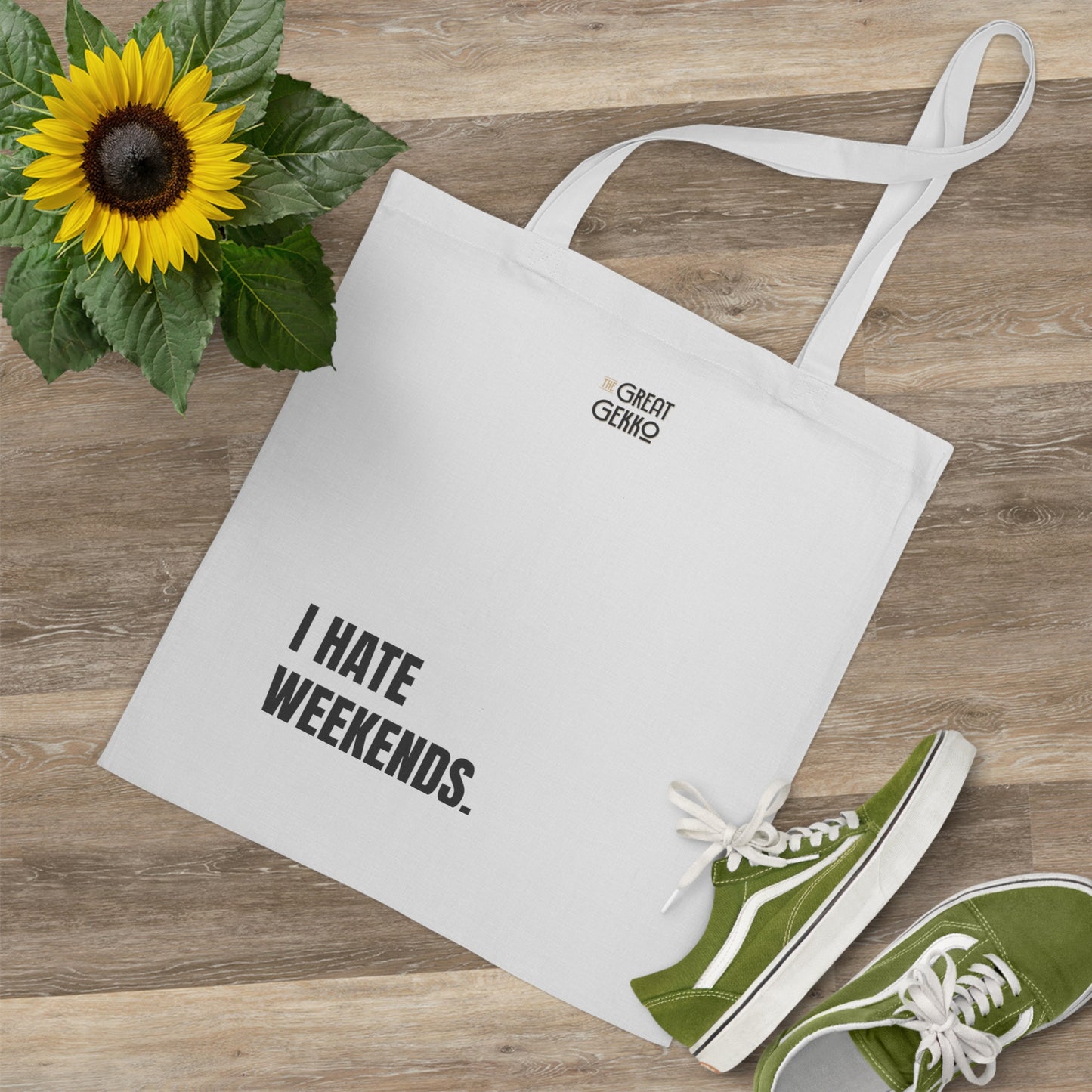 "I Hate Weekends" – Trader’s Market Closure Tote Bag