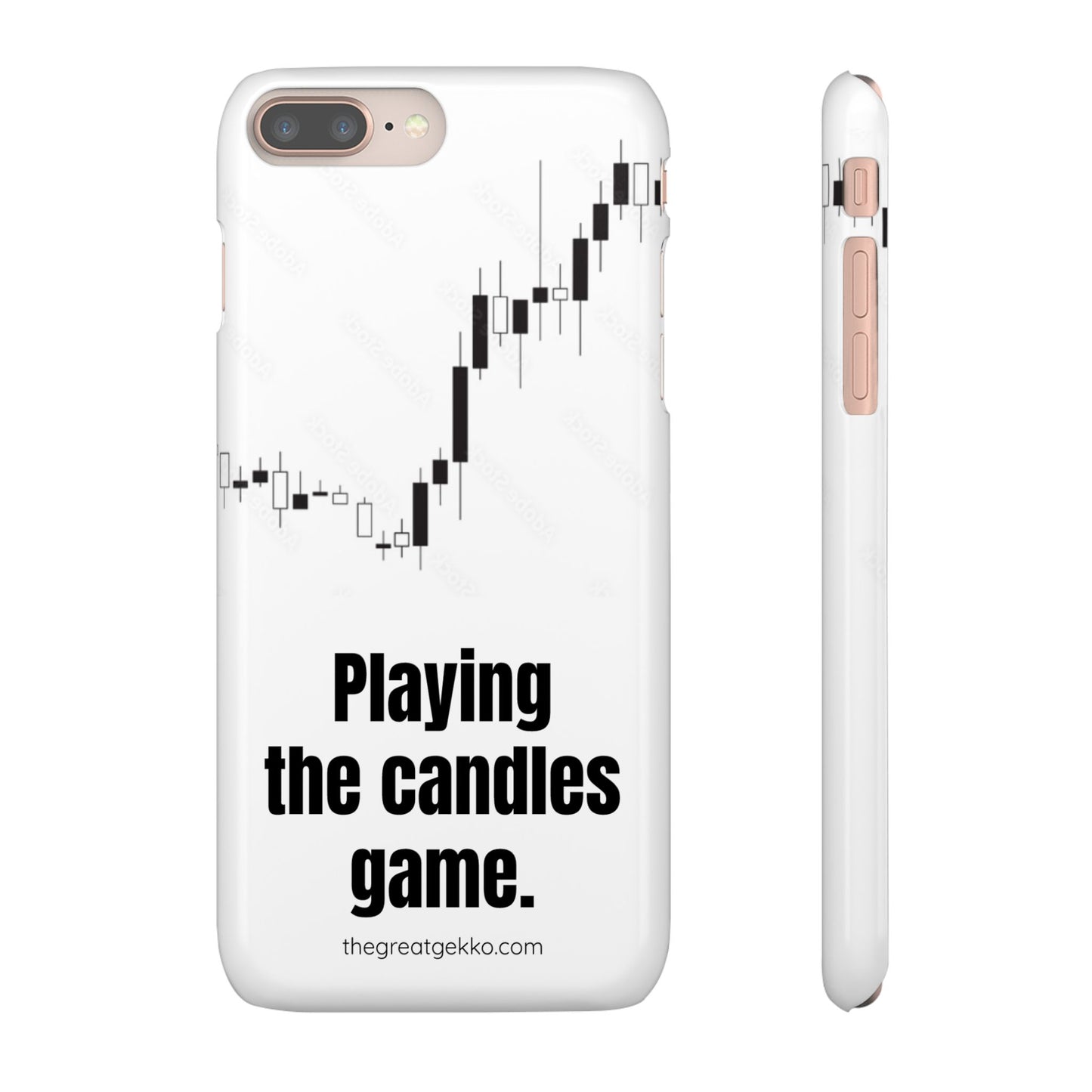"Playing the Candles Game" – Day Trader’s Ultimate Phone Case