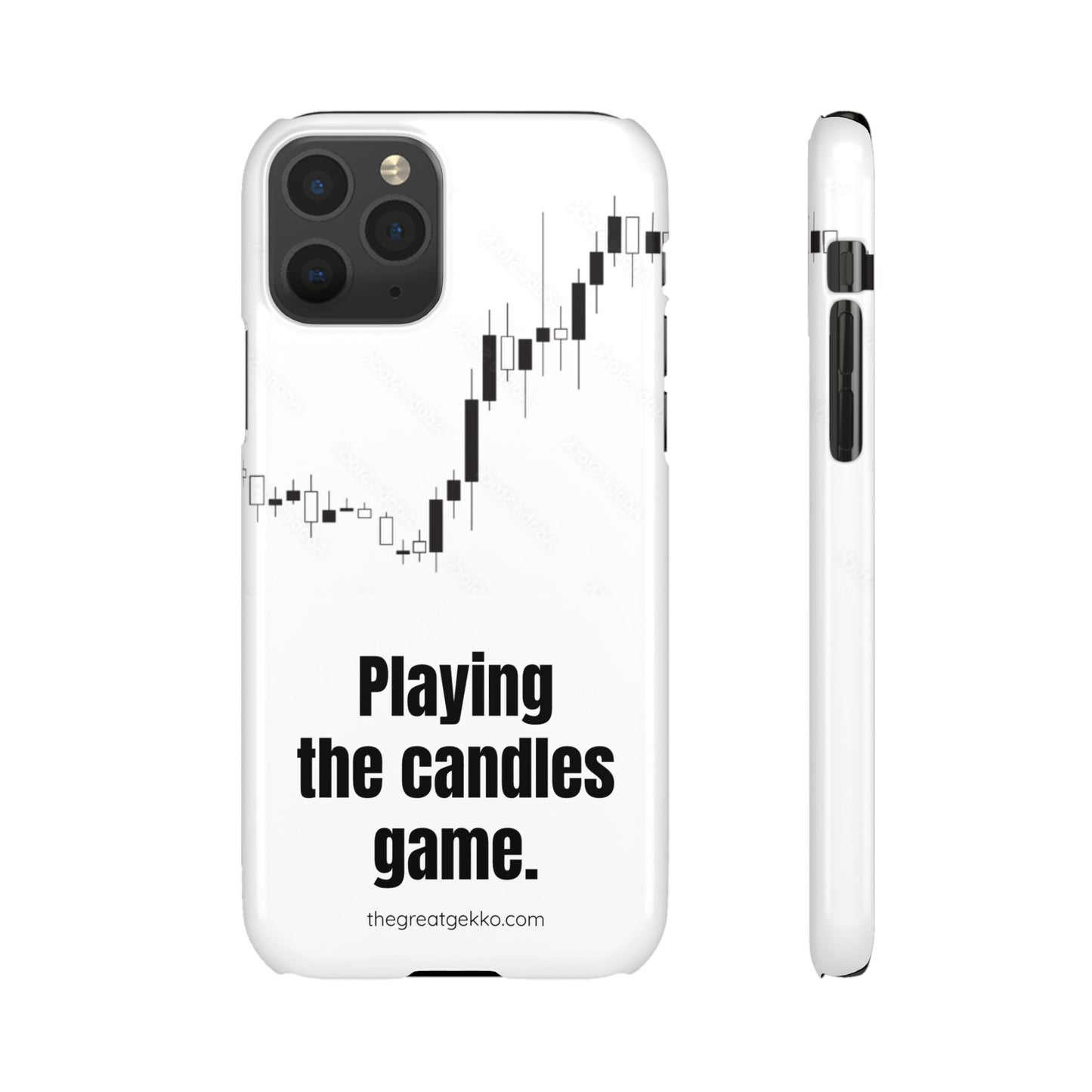 "Playing the Candles Game" – Day Trader’s Ultimate Phone Case