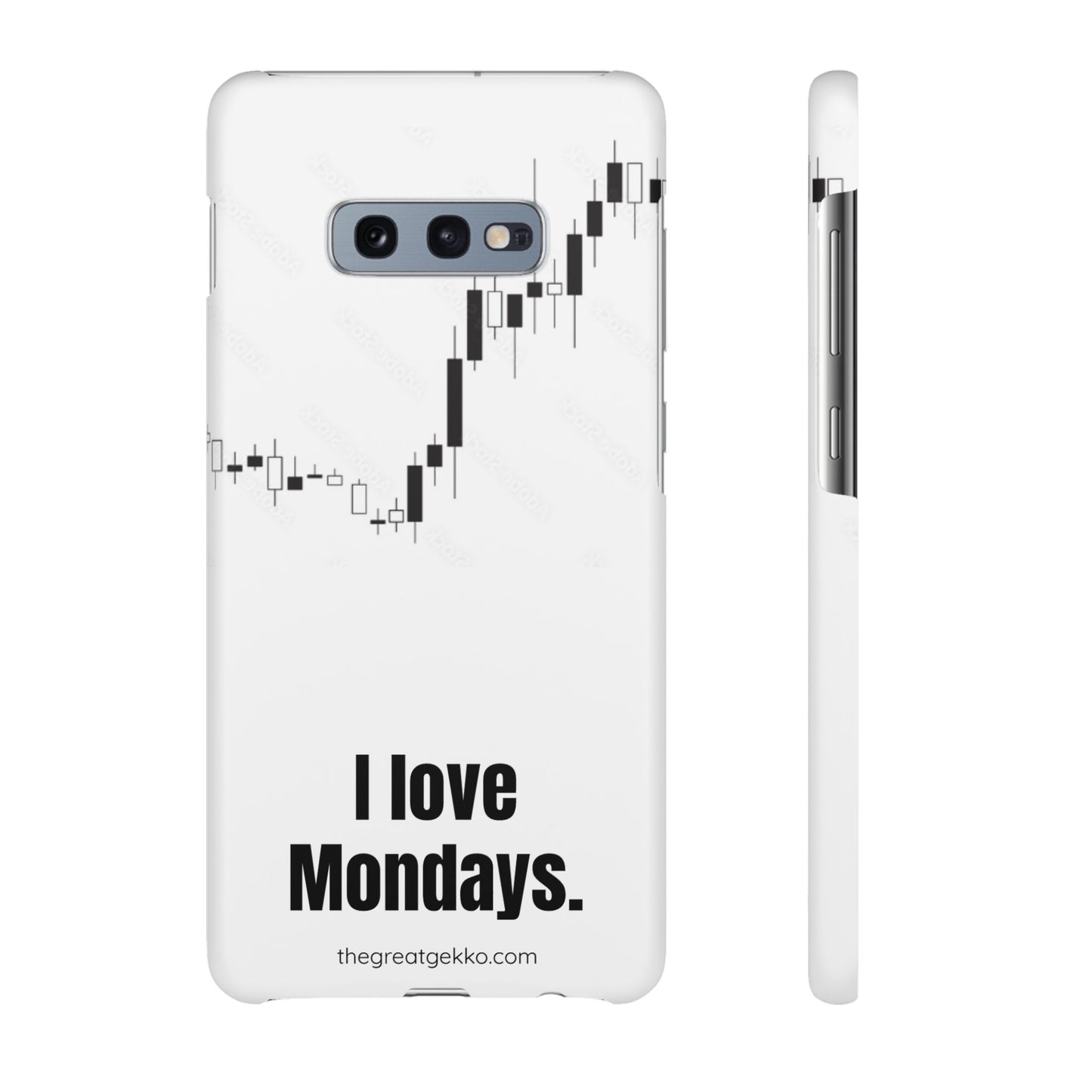 "I Love Mondays" – Stock Market Open Enthusiast Phone Case