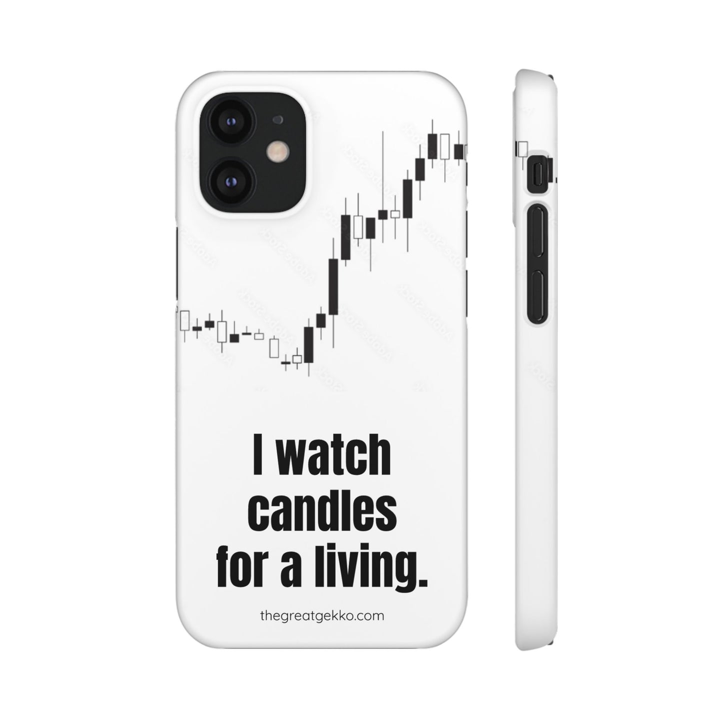 "I Watch Candles for a Living" – The Ultimate Trader’s Phone Case