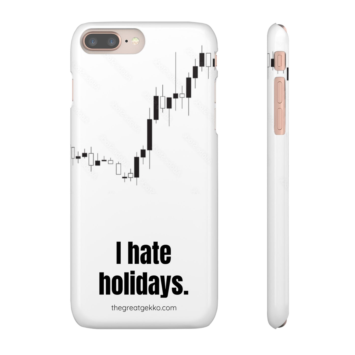 "I Hate Holidays" – Trader’s Market Closure Survival Phone Case