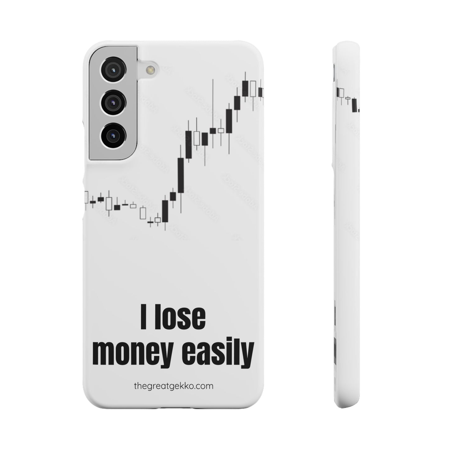"I Lose Money Easily" – Trader's Emotional Support Phone Case