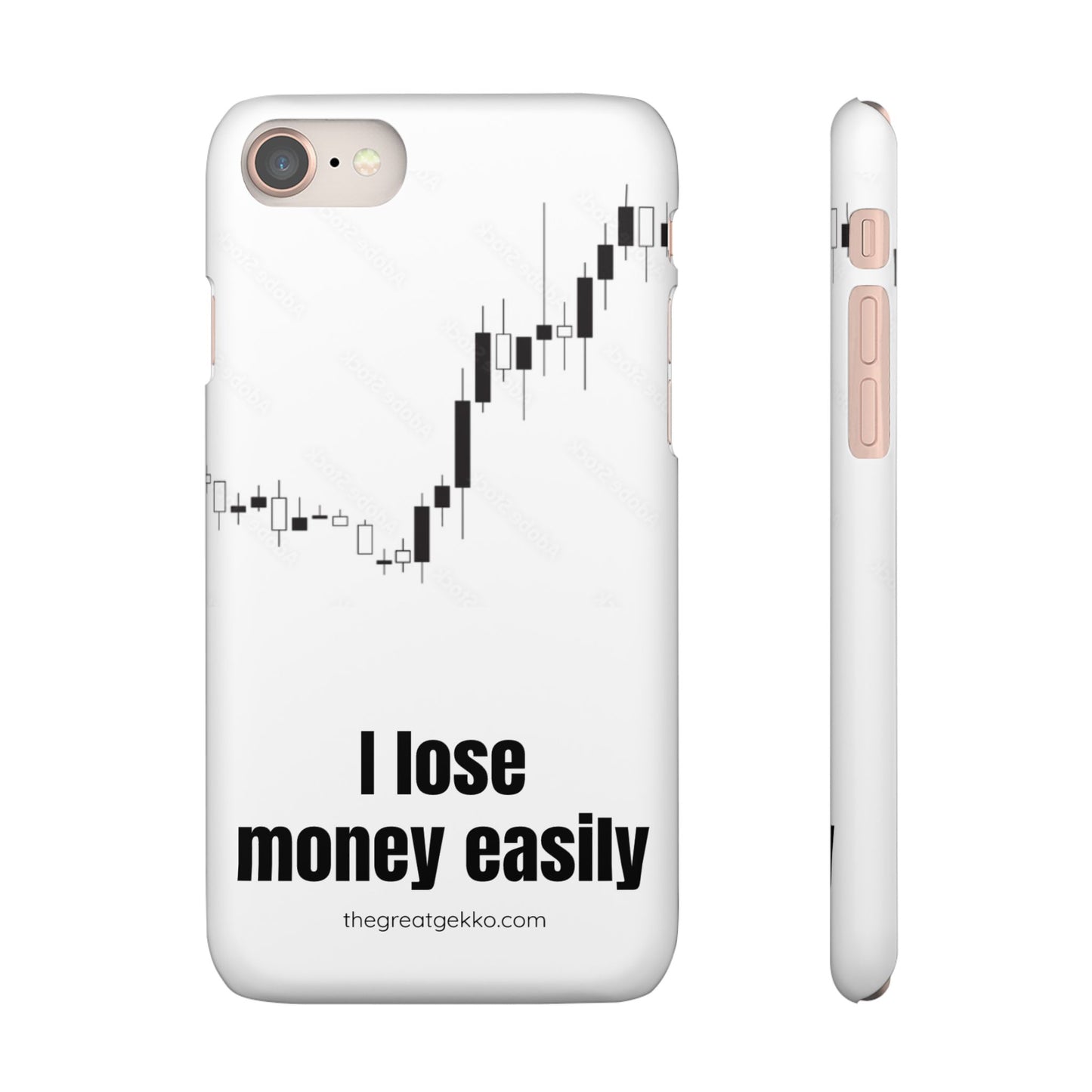 "I Lose Money Easily" – Trader's Emotional Support Phone Case