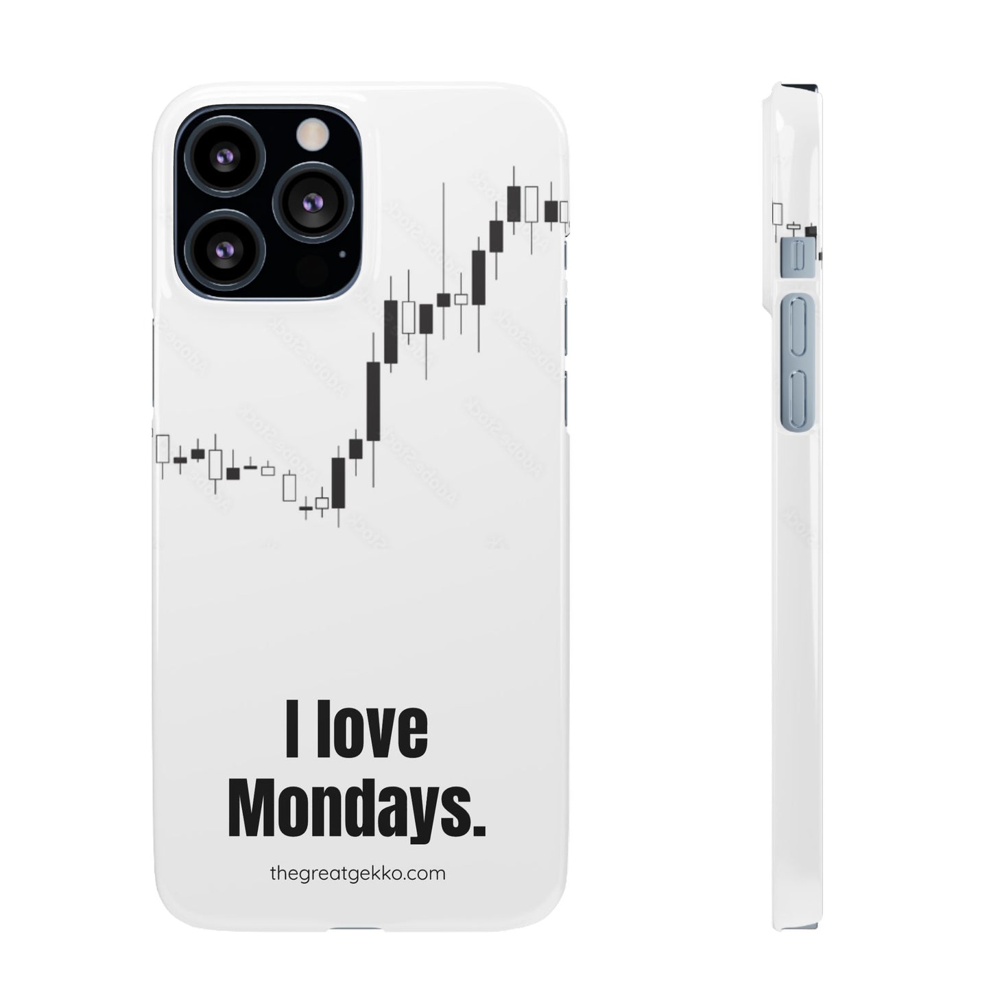 "I Love Mondays" – Stock Market Open Enthusiast Phone Case