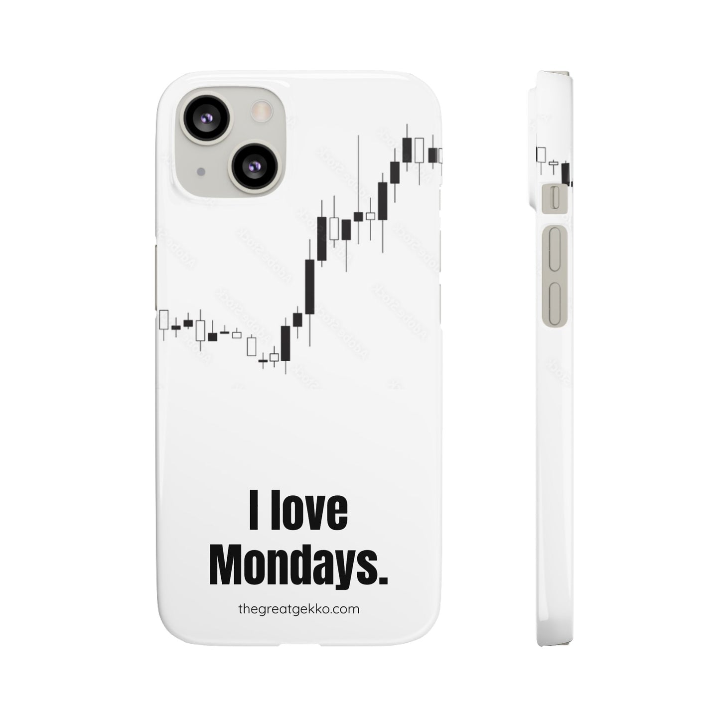 "I Love Mondays" – Stock Market Open Enthusiast Phone Case