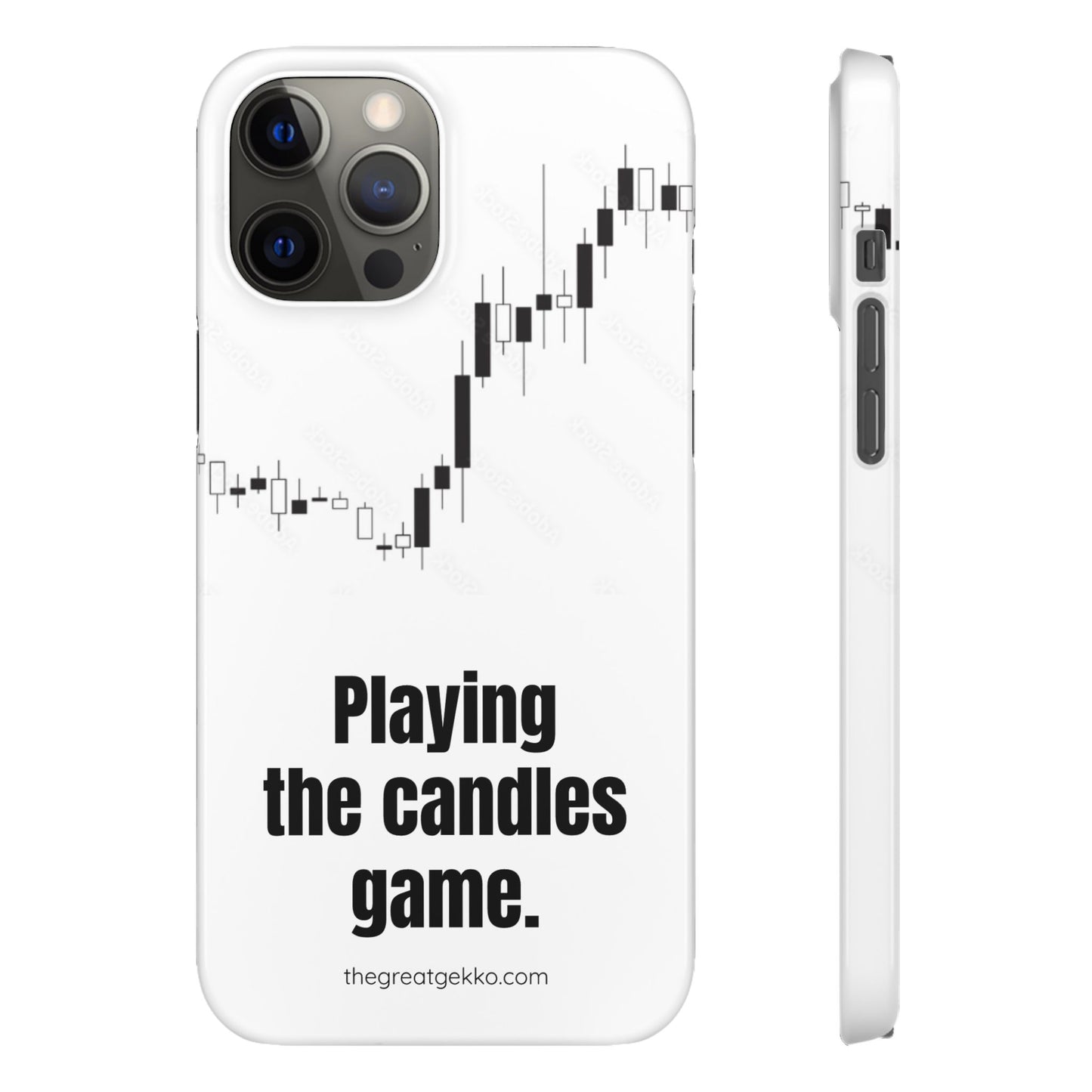"Playing the Candles Game" – Day Trader’s Ultimate Phone Case
