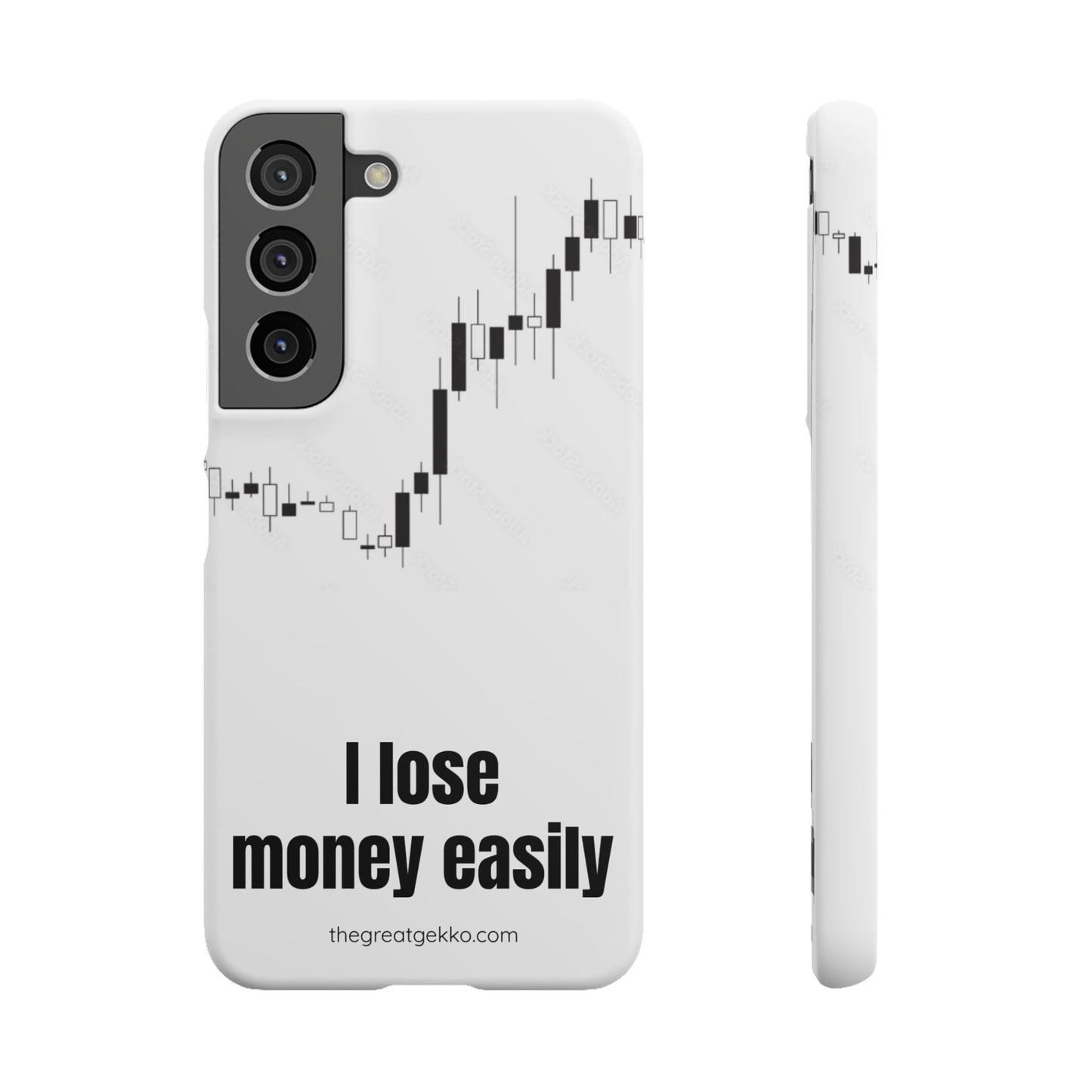 "I Lose Money Easily" – Trader's Emotional Support Phone Case