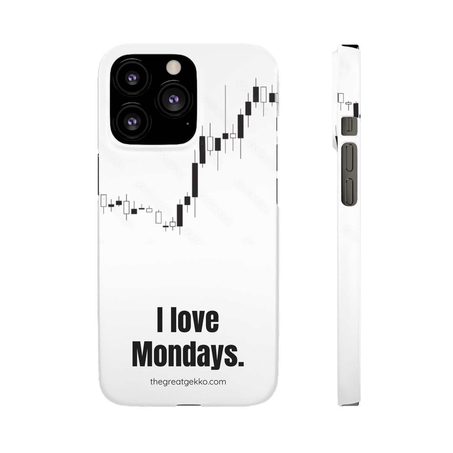 "I Love Mondays" – Stock Market Open Enthusiast Phone Case