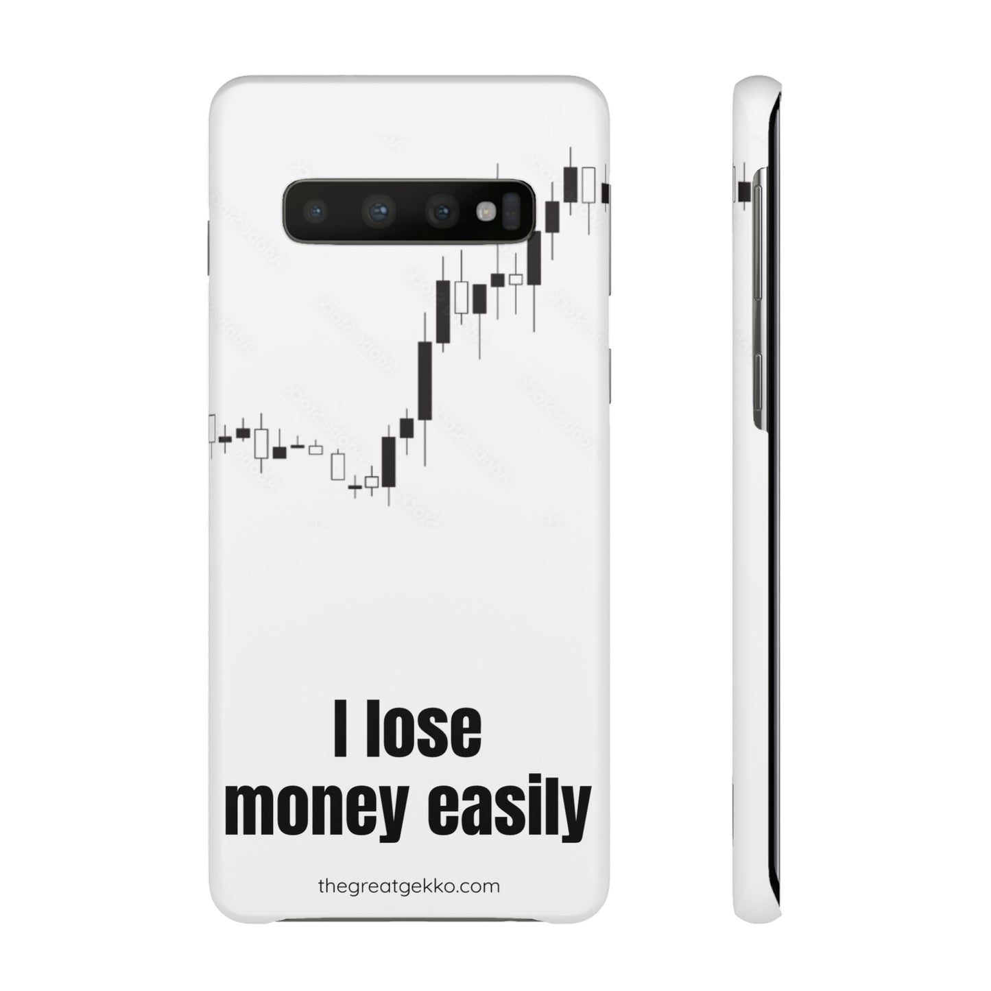 "I Lose Money Easily" – Trader's Emotional Support Phone Case
