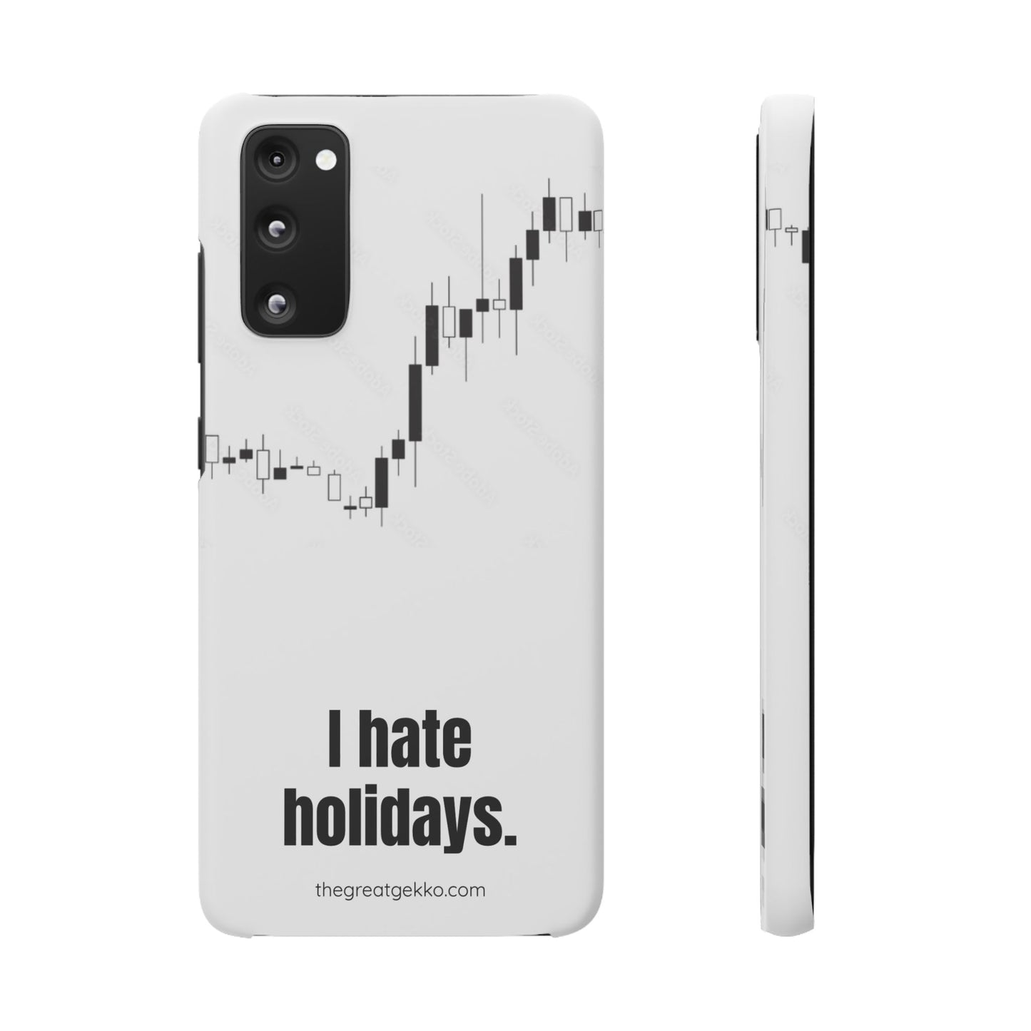 "I Hate Holidays" – Trader’s Market Closure Survival Phone Case