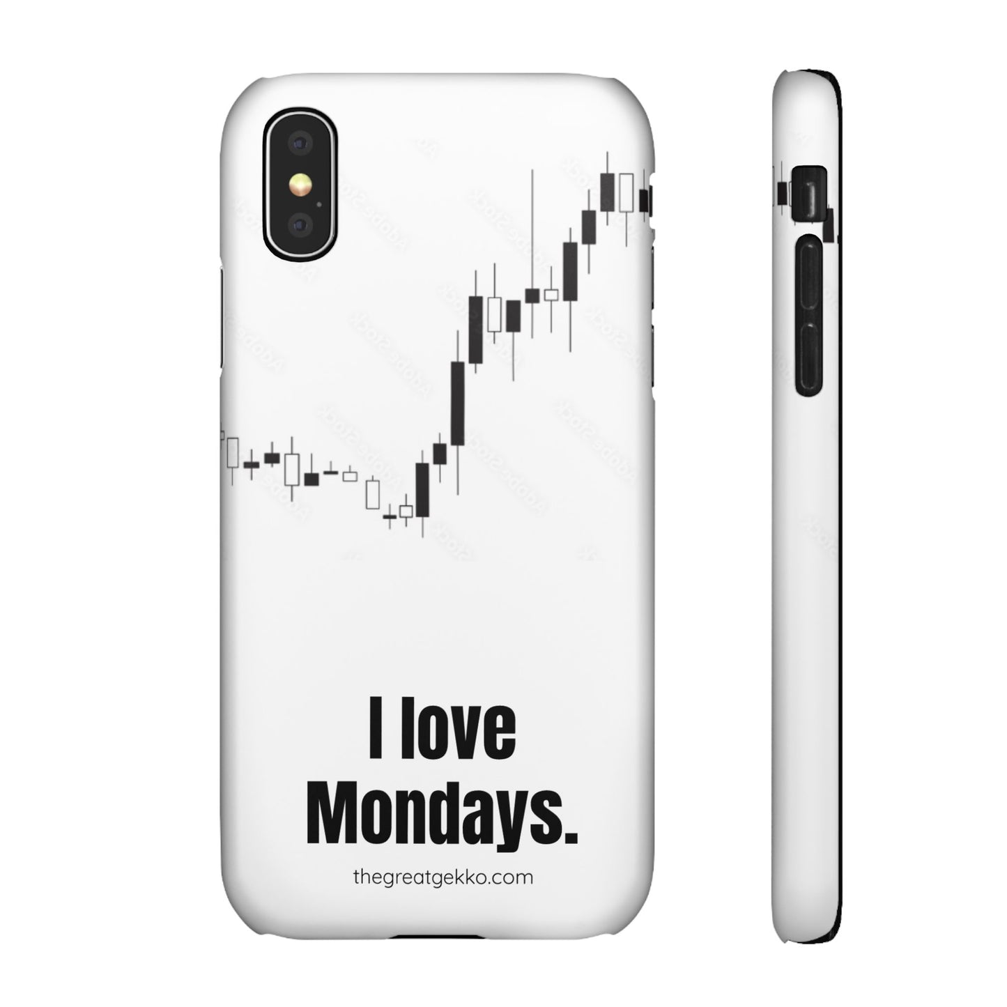 "I Love Mondays" – Stock Market Open Enthusiast Phone Case