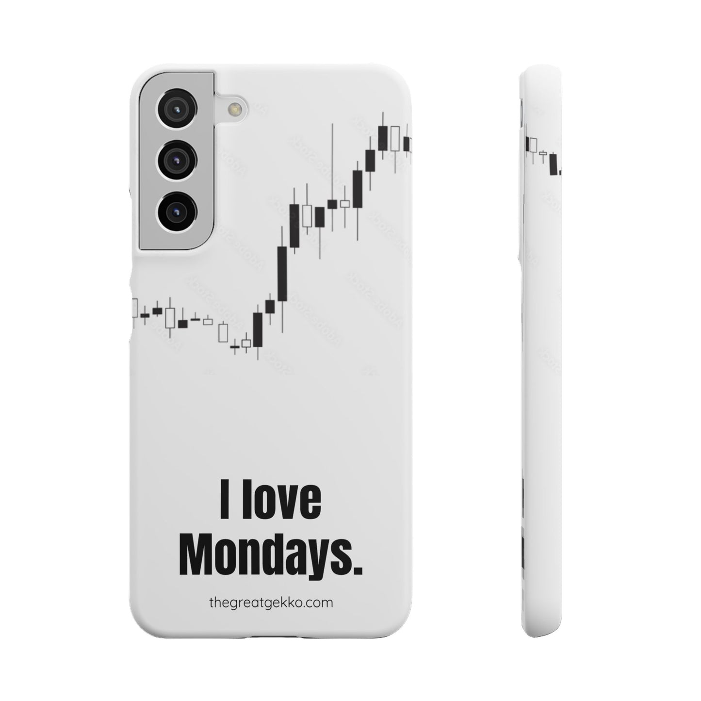 "I Love Mondays" – Stock Market Open Enthusiast Phone Case