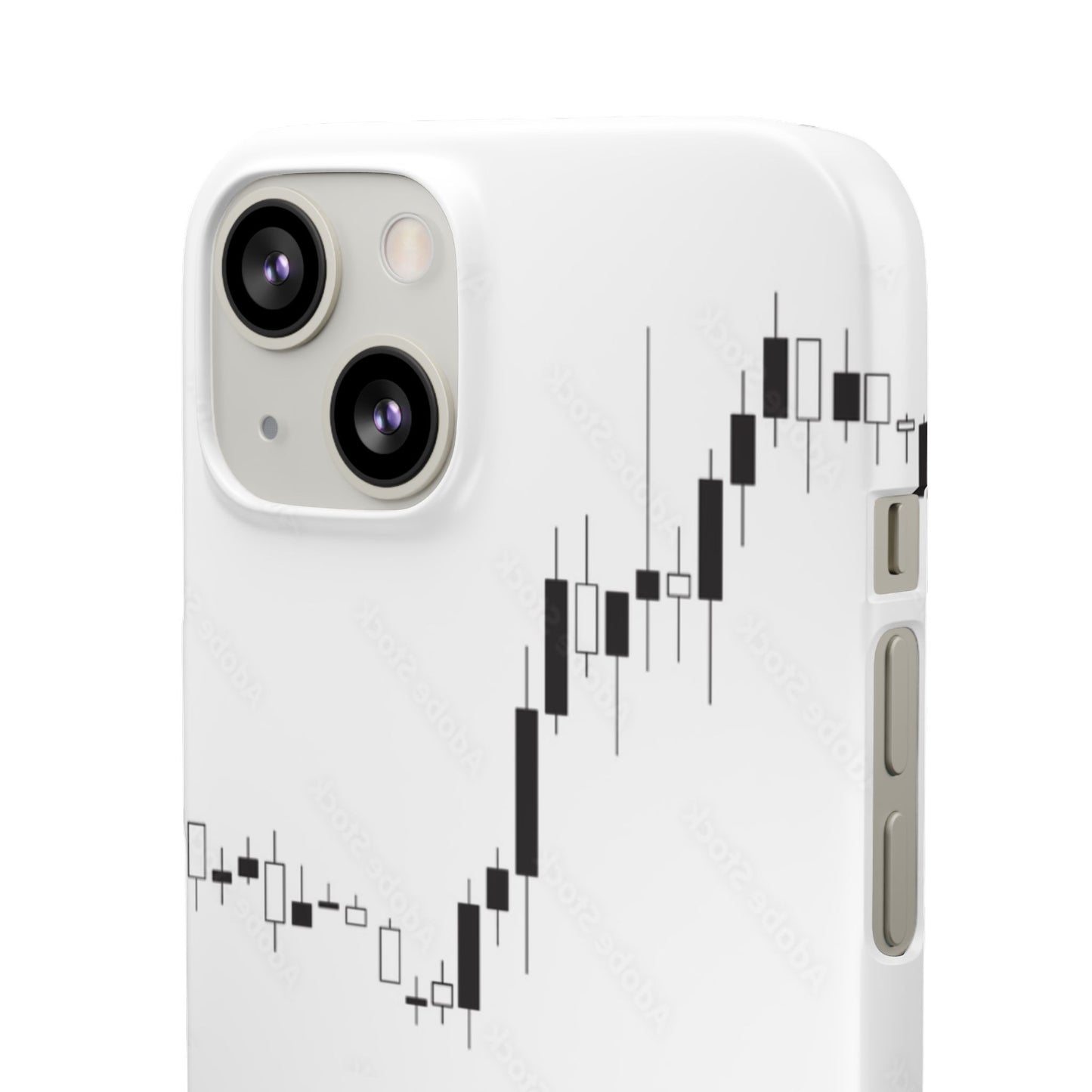 "I Buy and Sell Candles" – Crypto & Stock Market Phone Case