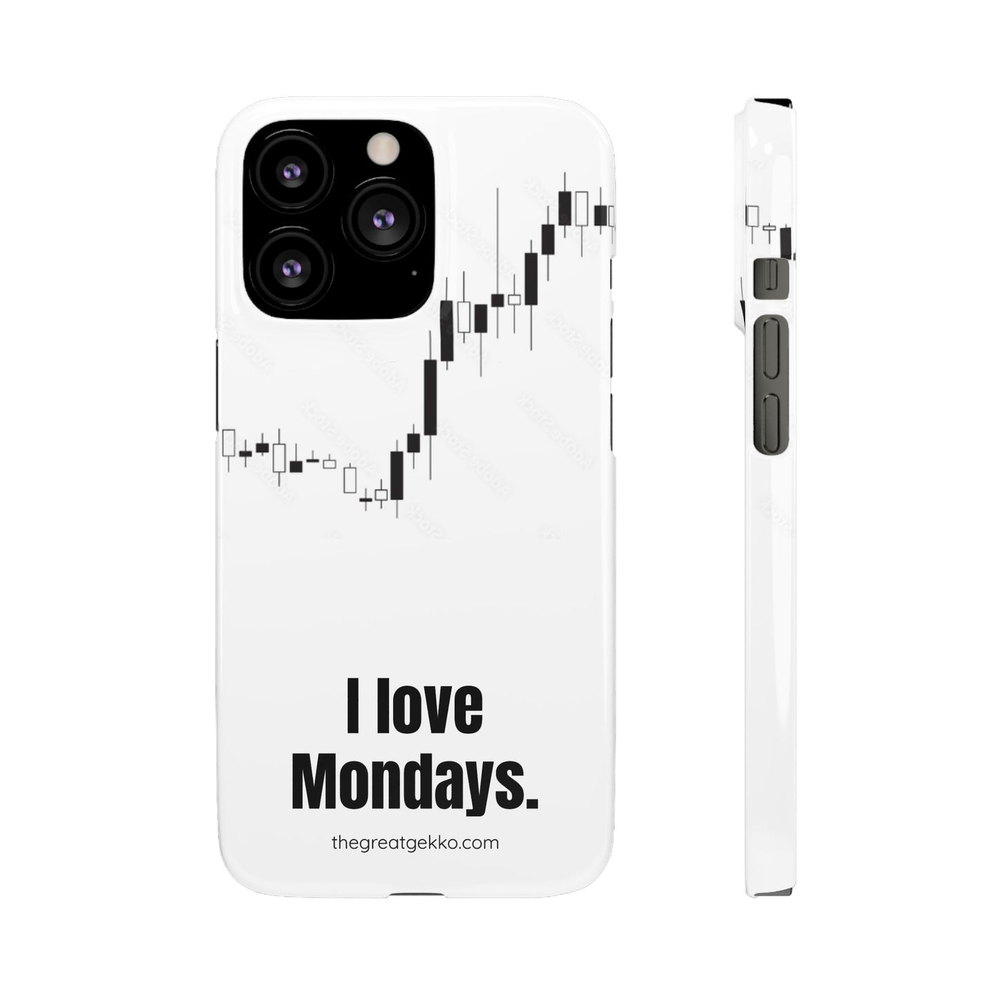 "I Love Mondays" – Stock Market Open Enthusiast Phone Case