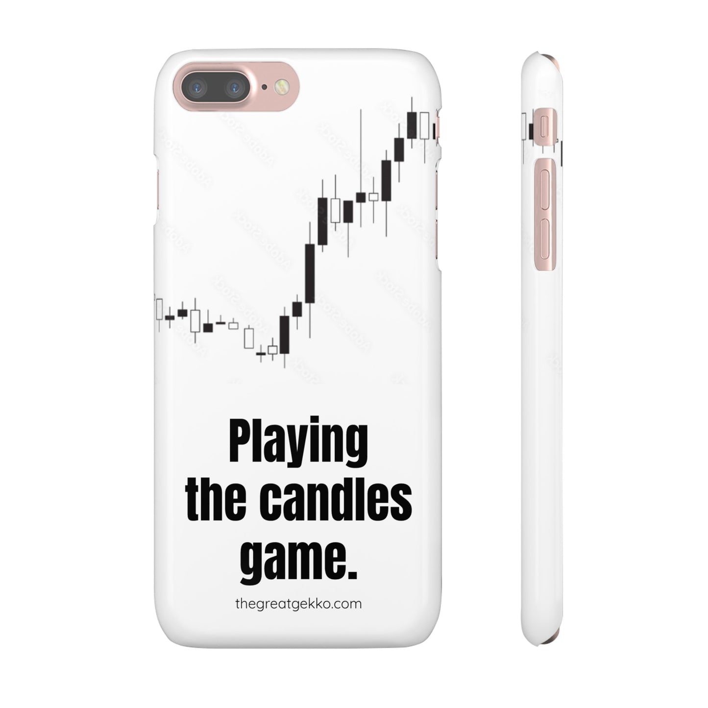 "Playing the Candles Game" – Day Trader’s Ultimate Phone Case