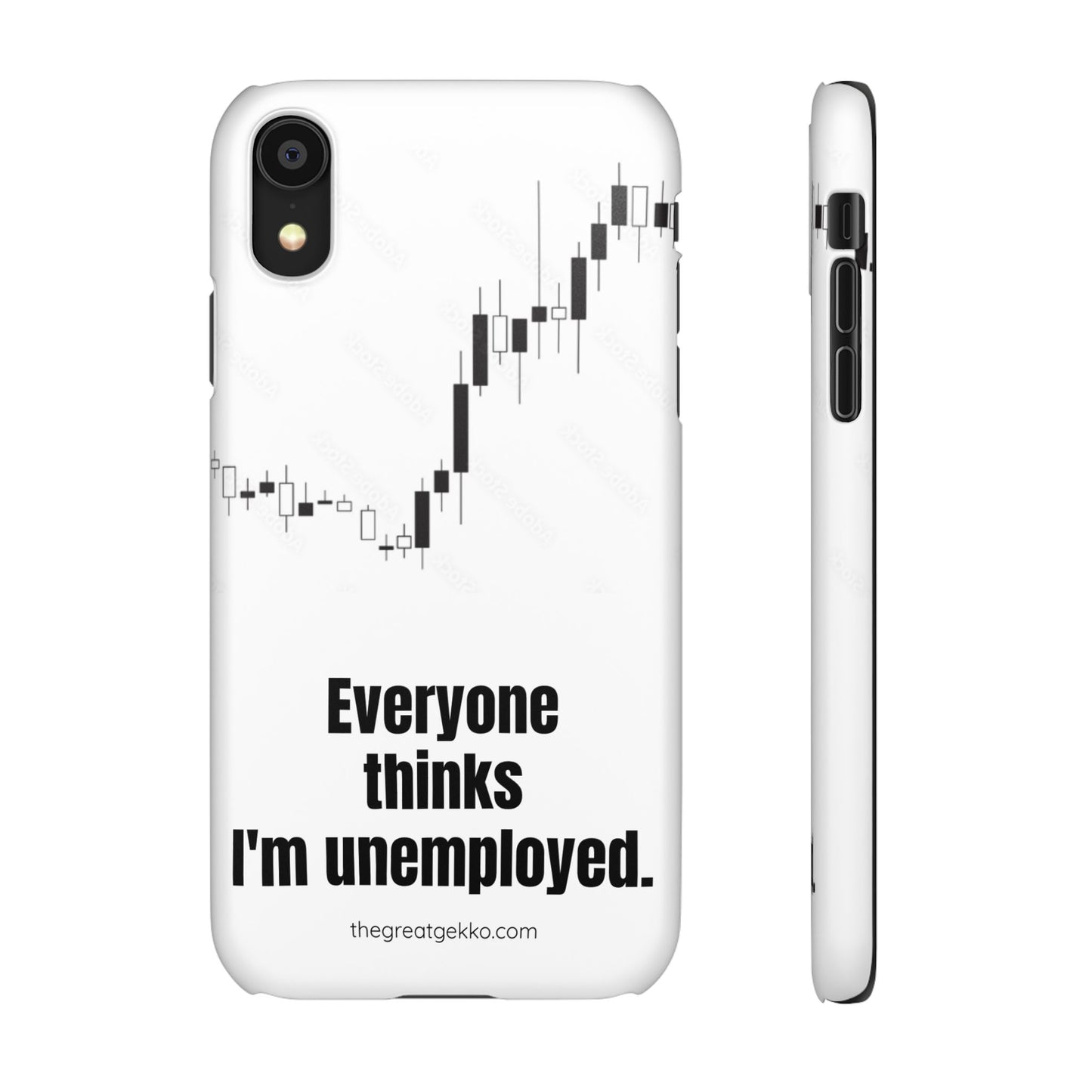 "Everyone Thinks I'm Unemployed" – Work-from-Home Hustler Phone Case