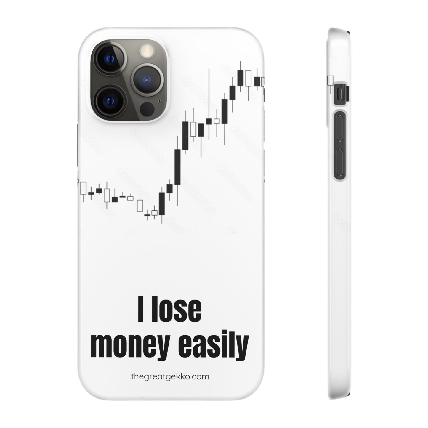 "I Lose Money Easily" – Trader's Emotional Support Phone Case