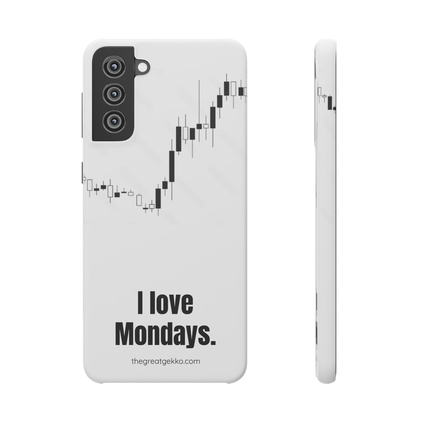 "I Love Mondays" – Stock Market Open Enthusiast Phone Case