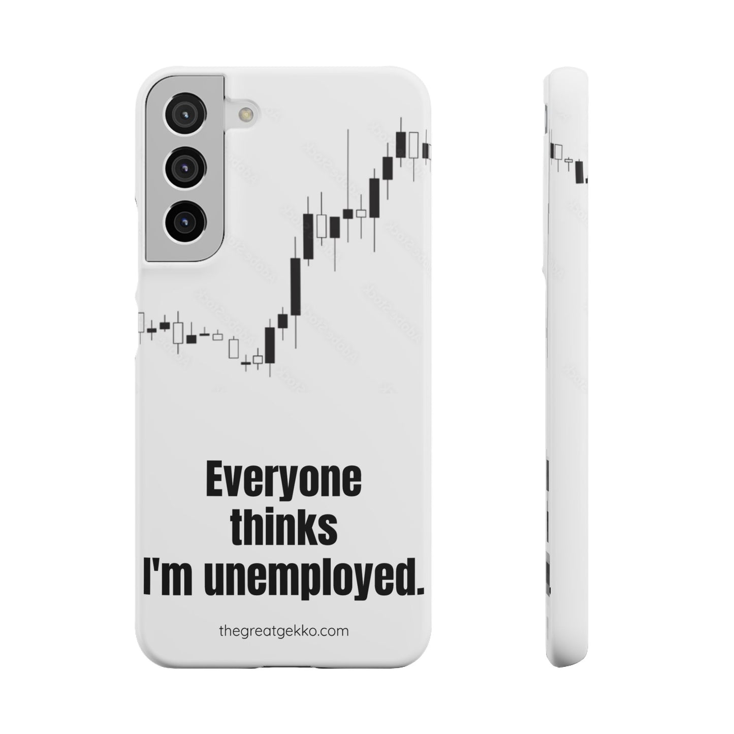 "Everyone Thinks I'm Unemployed" – Work-from-Home Hustler Phone Case