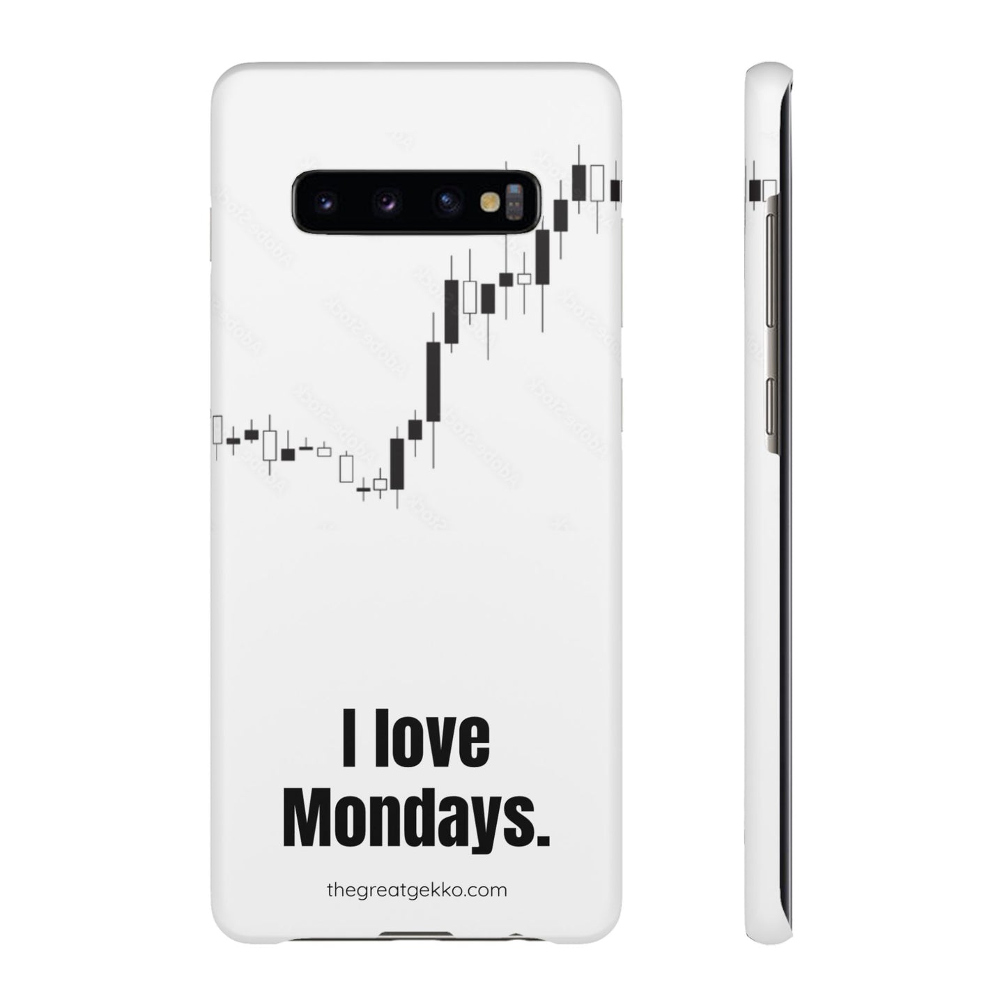 "I Love Mondays" – Stock Market Open Enthusiast Phone Case