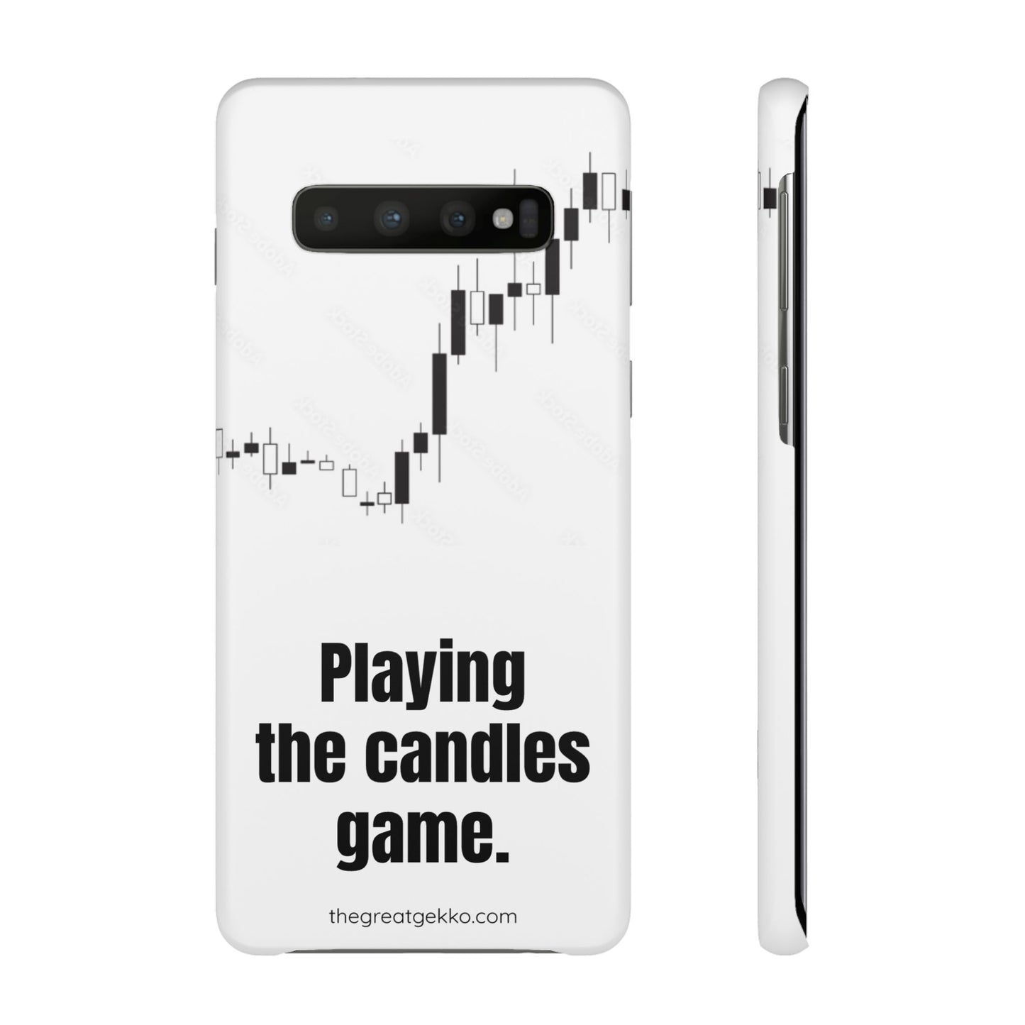 "Playing the Candles Game" – Day Trader’s Ultimate Phone Case