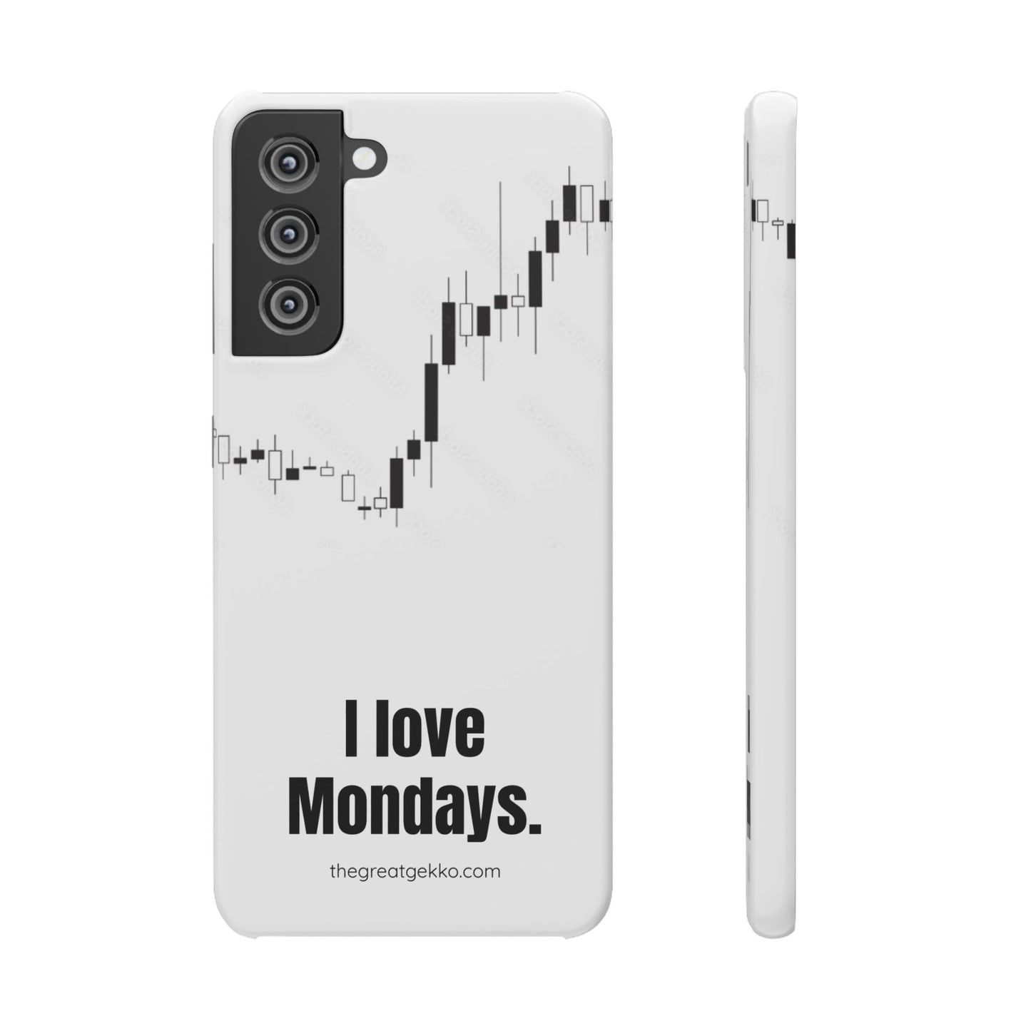"I Love Mondays" – Stock Market Open Enthusiast Phone Case