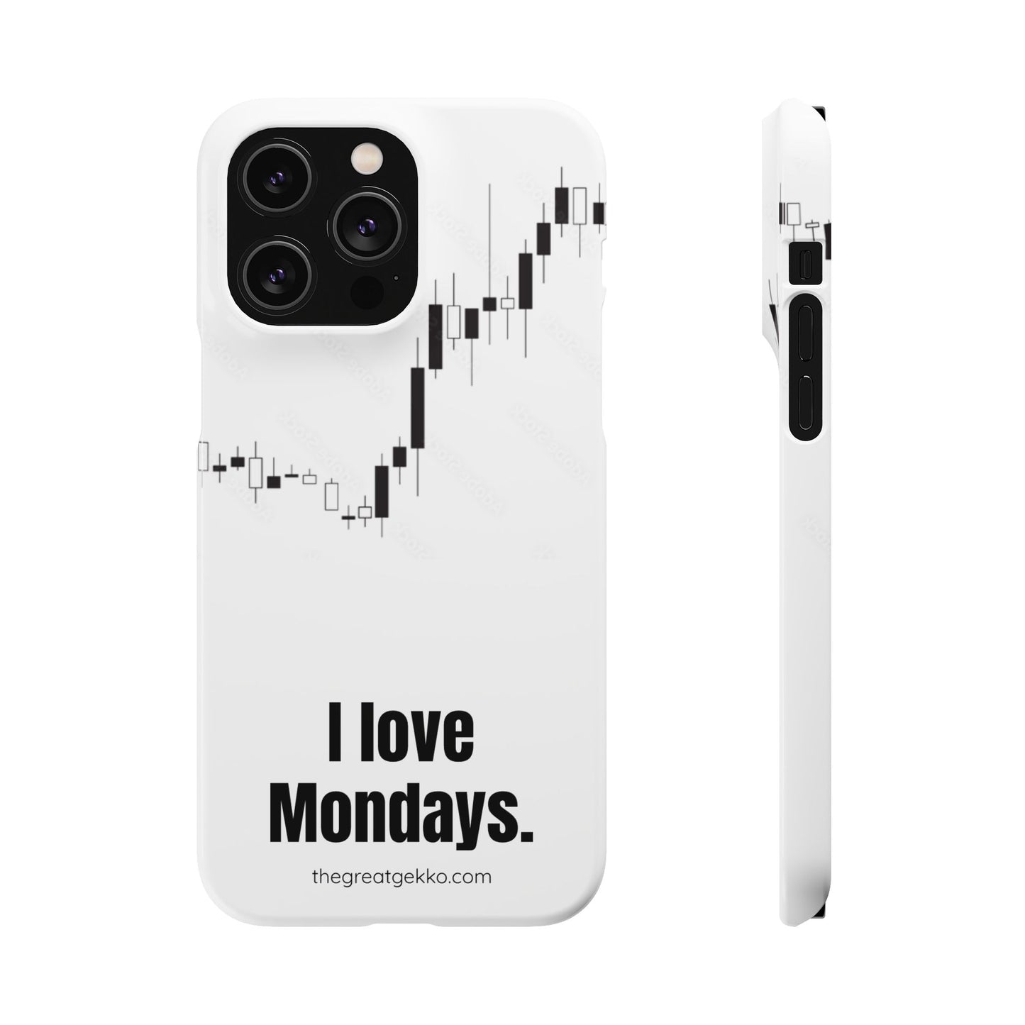 "I Love Mondays" – Stock Market Open Enthusiast Phone Case