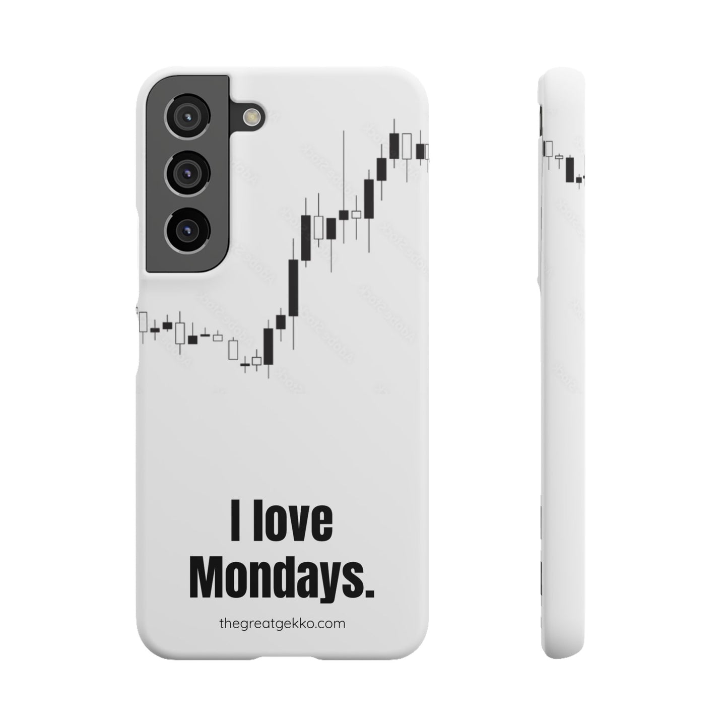 "I Love Mondays" – Stock Market Open Enthusiast Phone Case