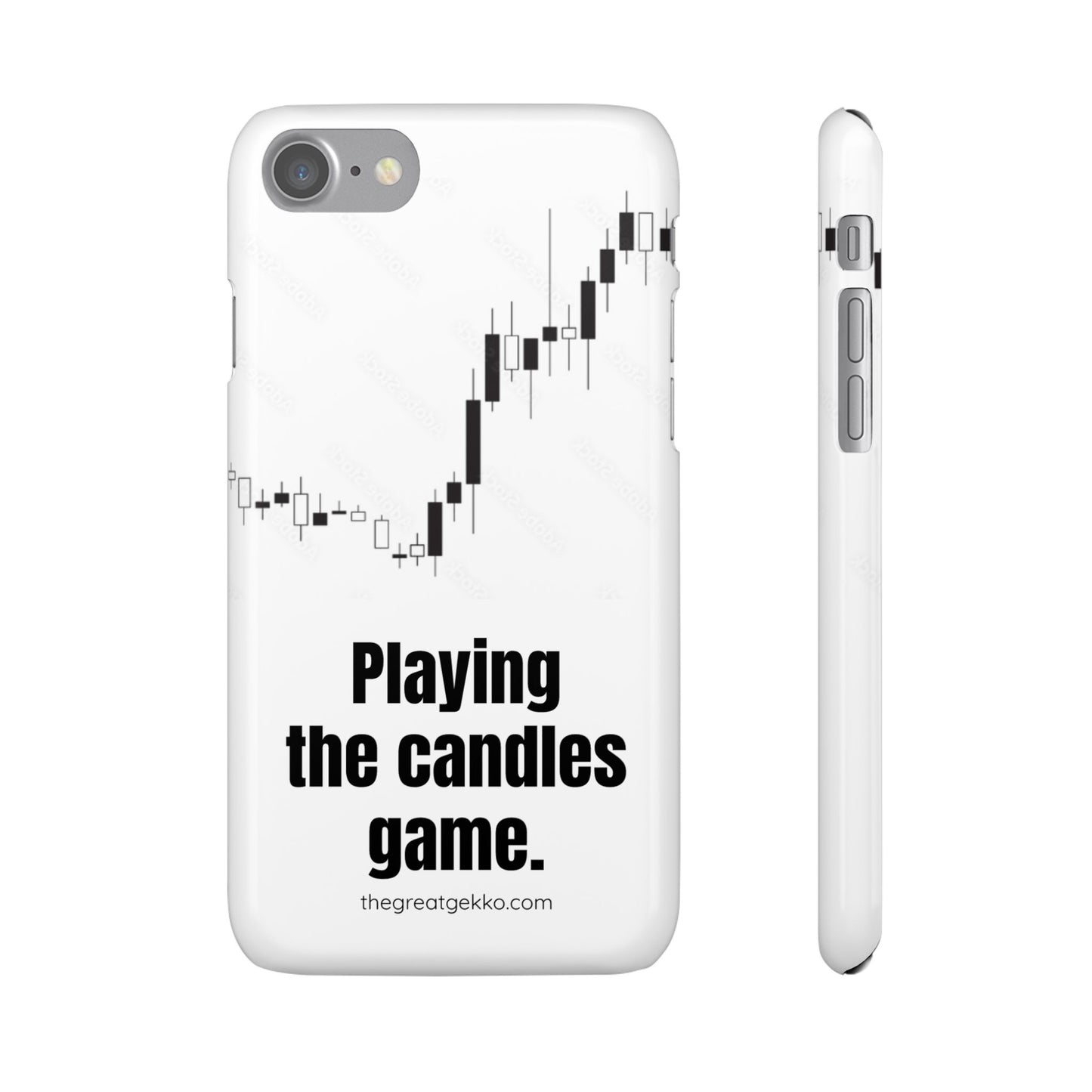 "Playing the Candles Game" – Day Trader’s Ultimate Phone Case