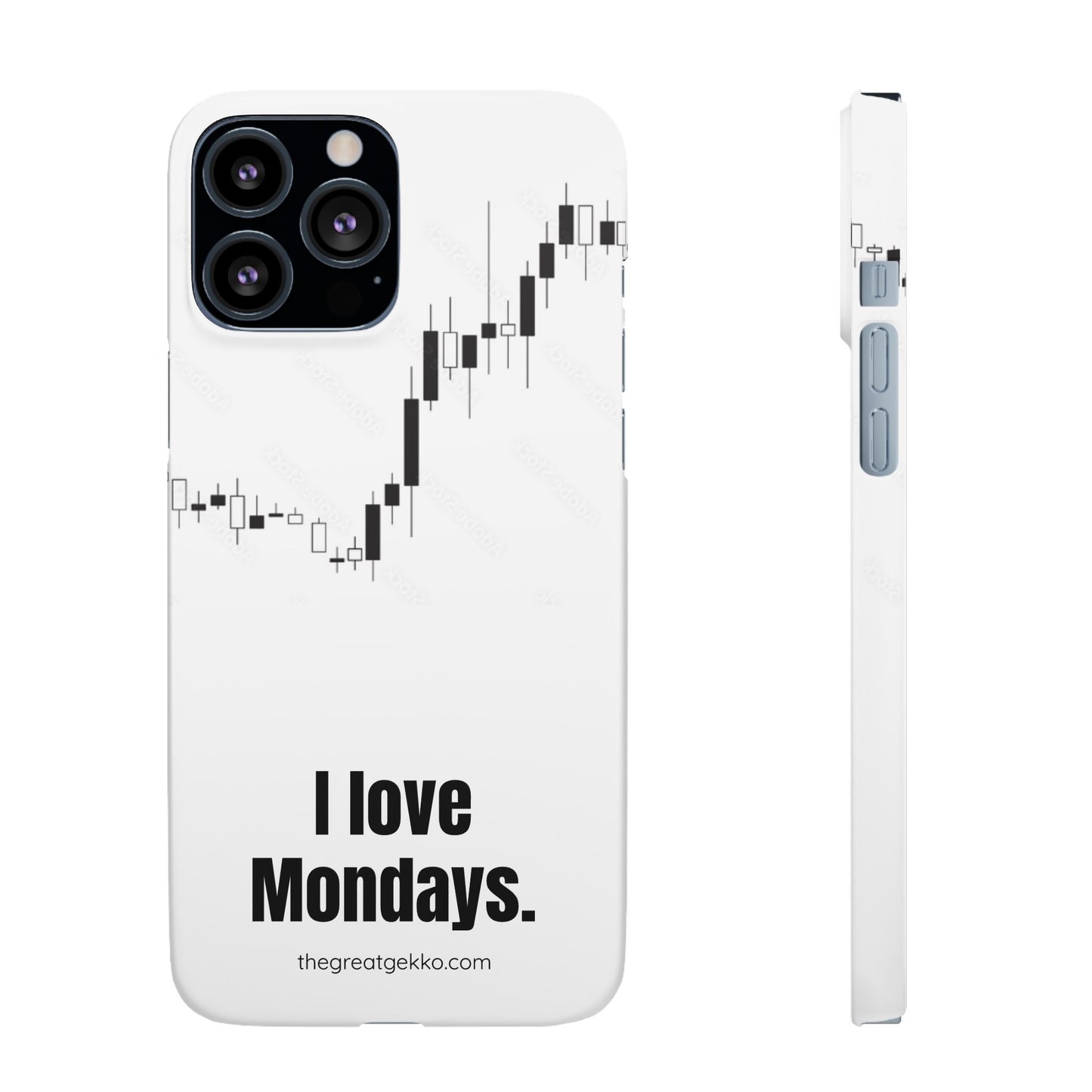 "I Love Mondays" – Stock Market Open Enthusiast Phone Case