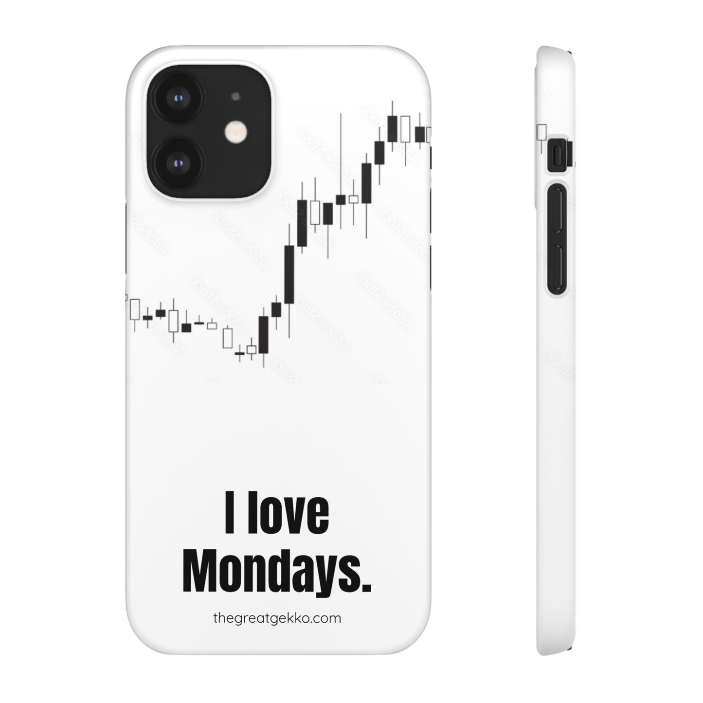 "I Love Mondays" – Stock Market Open Enthusiast Phone Case