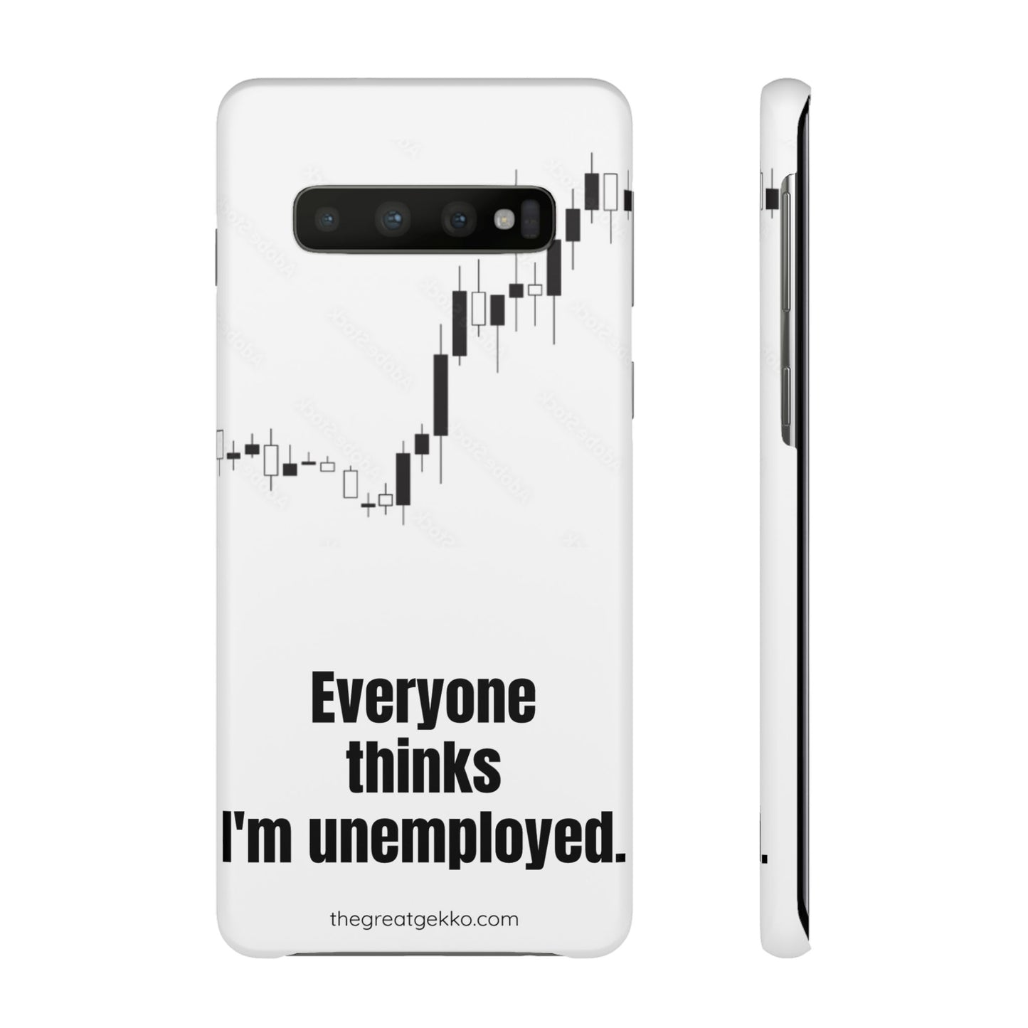 "Everyone Thinks I'm Unemployed" – Work-from-Home Hustler Phone Case