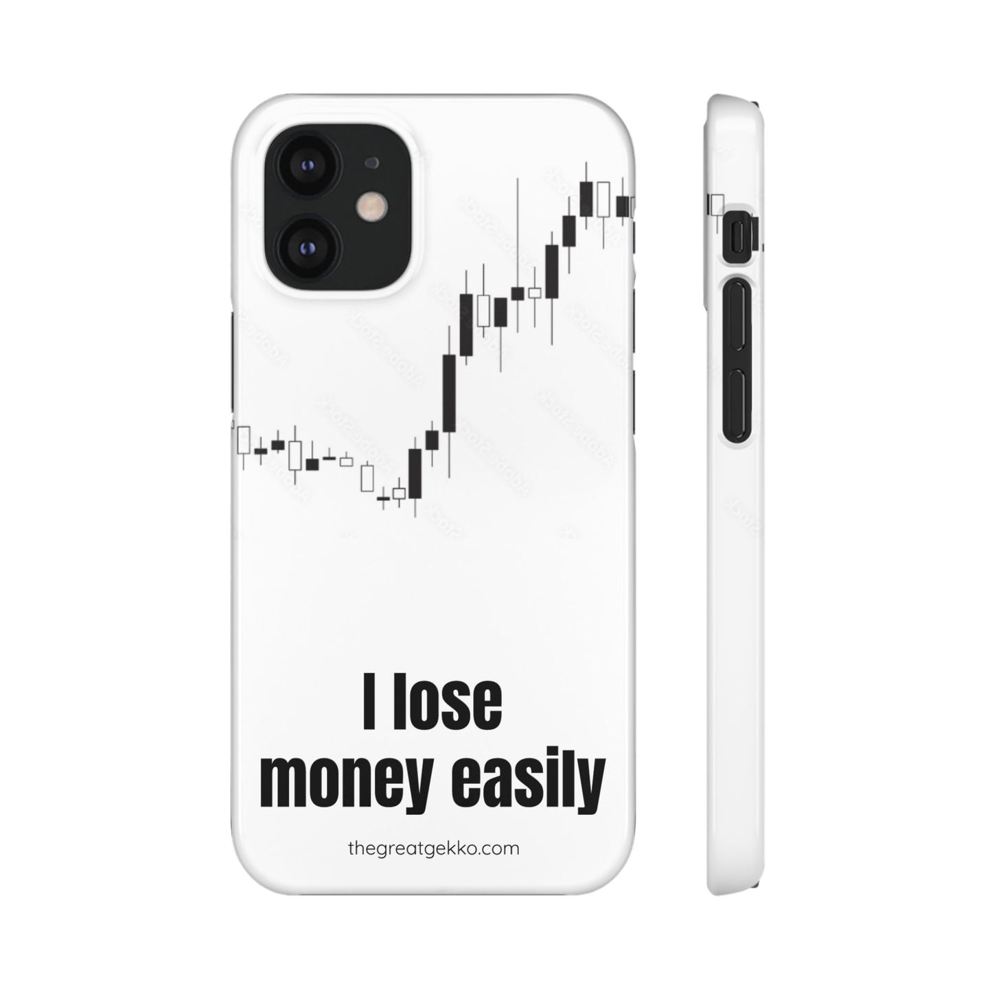 "I Lose Money Easily" – Trader's Emotional Support Phone Case