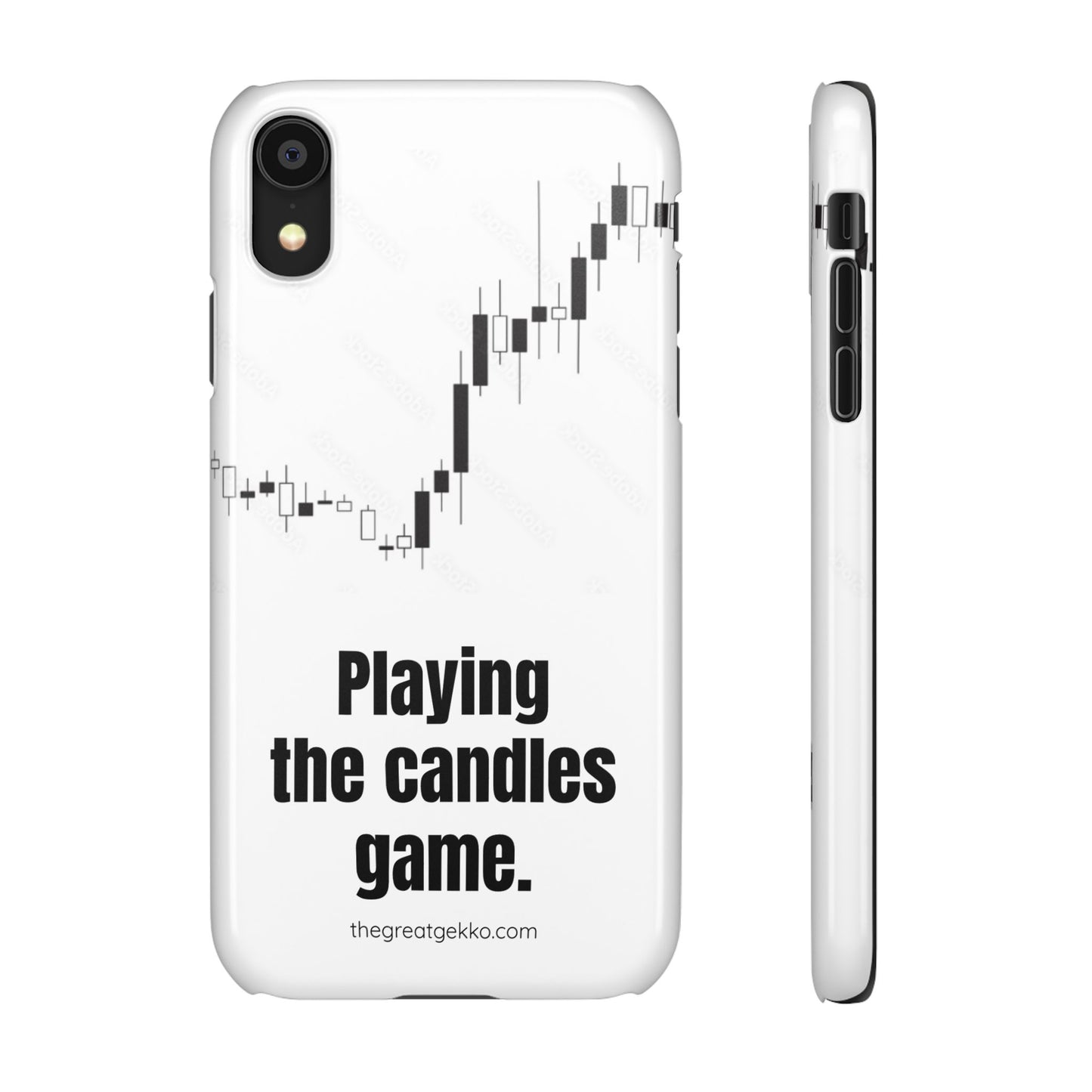 "Playing the Candles Game" – Day Trader’s Ultimate Phone Case