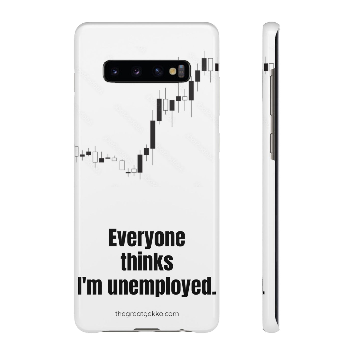 "Everyone Thinks I'm Unemployed" – Work-from-Home Hustler Phone Case