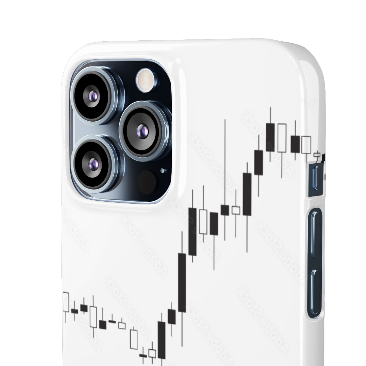 "You See Mountains, I See Trendlines" – Chart Addict’s Phone Case
