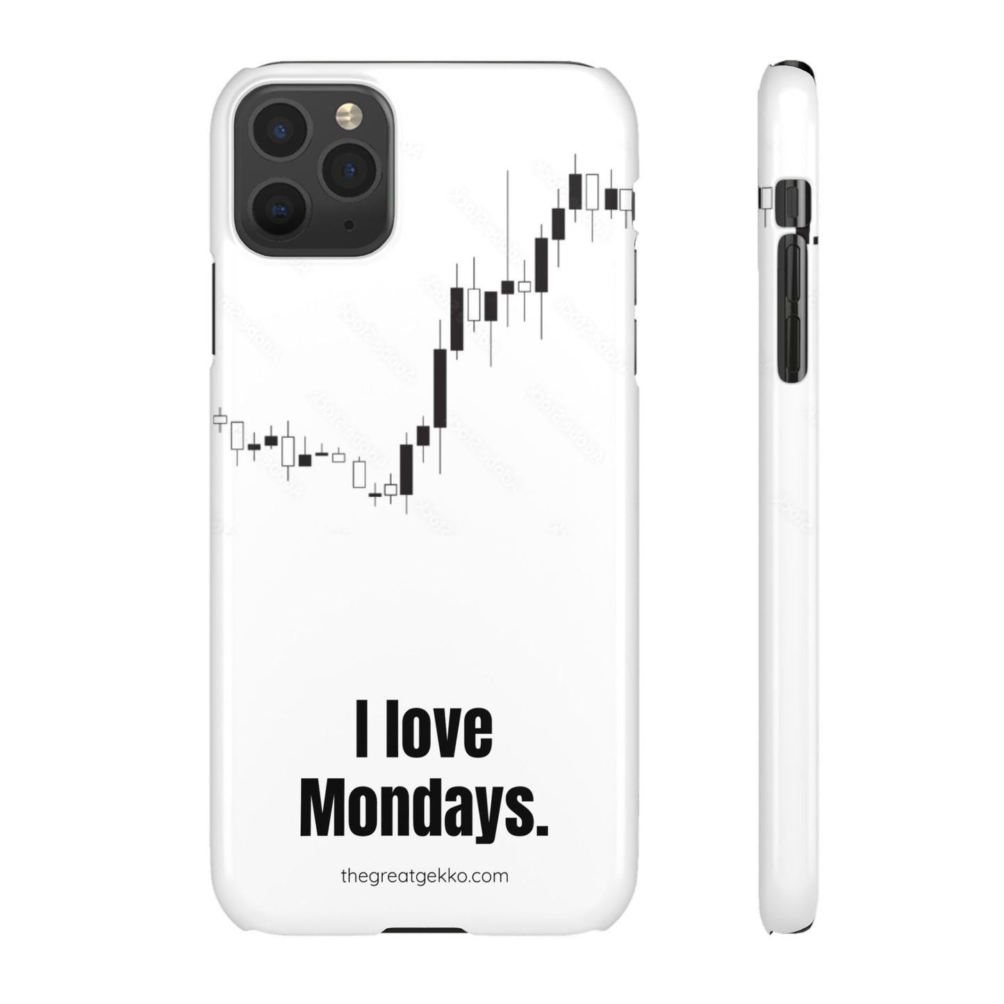 "I Love Mondays" – Stock Market Open Enthusiast Phone Case