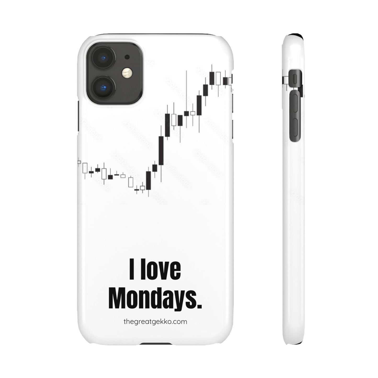 "I Love Mondays" – Stock Market Open Enthusiast Phone Case
