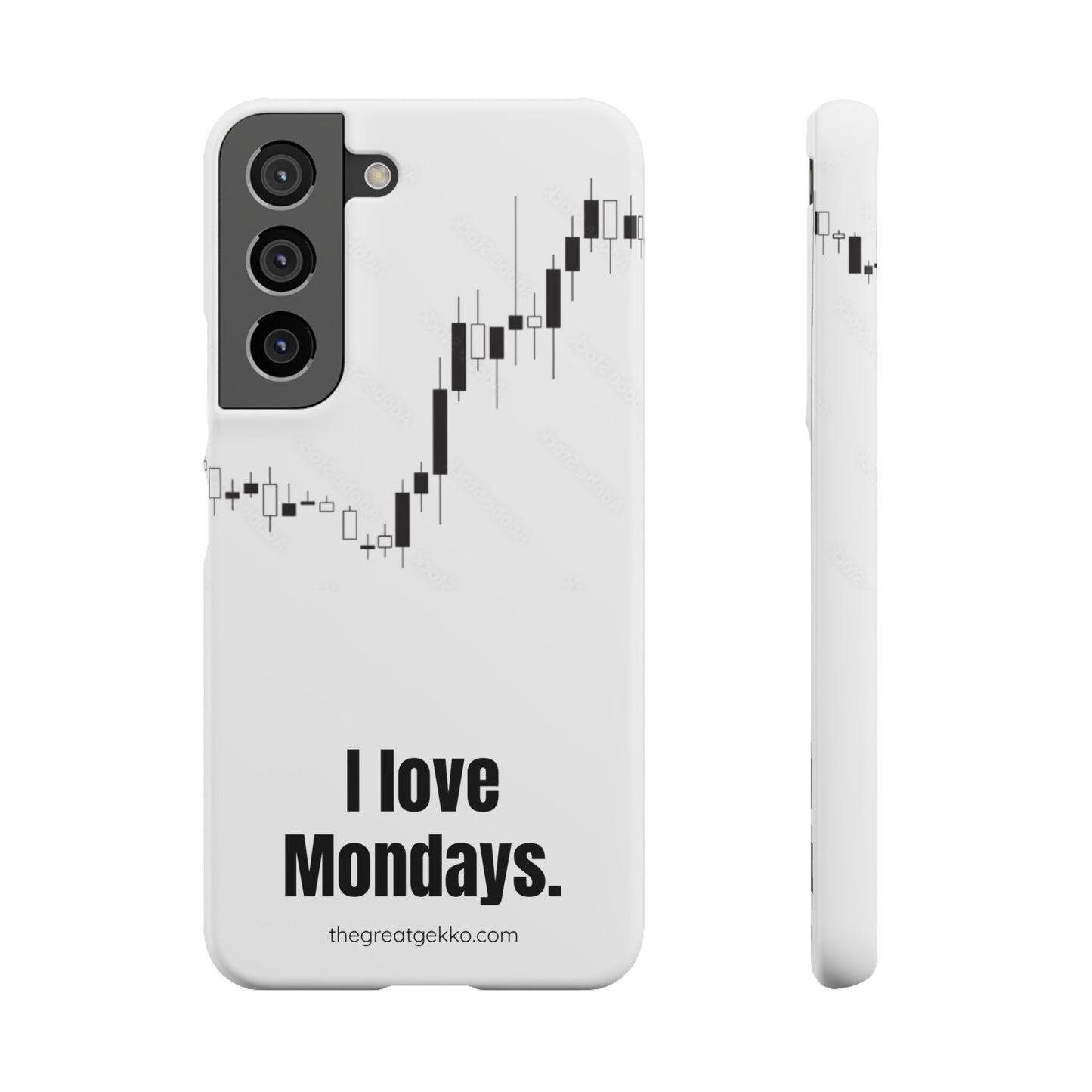"I Love Mondays" – Stock Market Open Enthusiast Phone Case