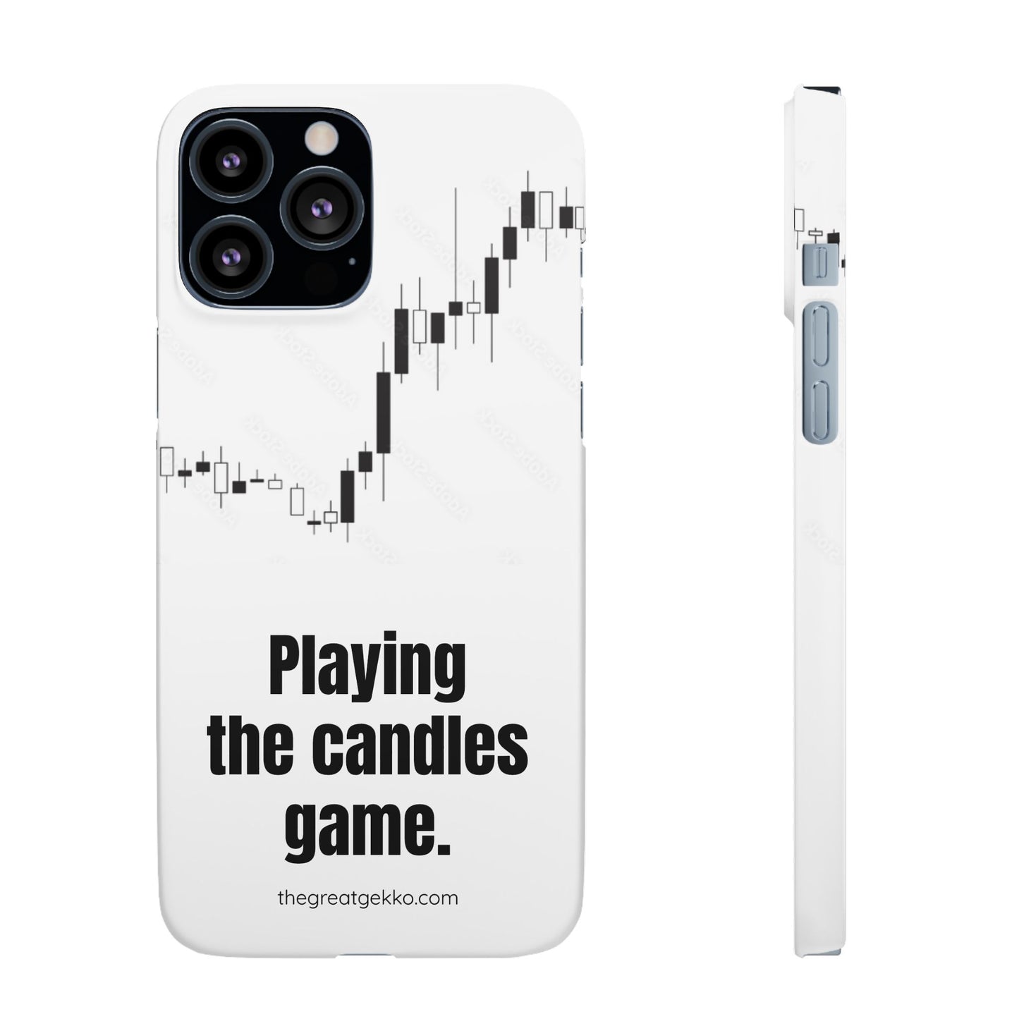 "Playing the Candles Game" – Day Trader’s Ultimate Phone Case