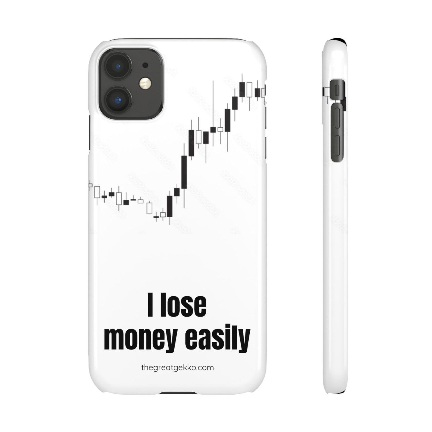 "I Lose Money Easily" – Trader's Emotional Support Phone Case