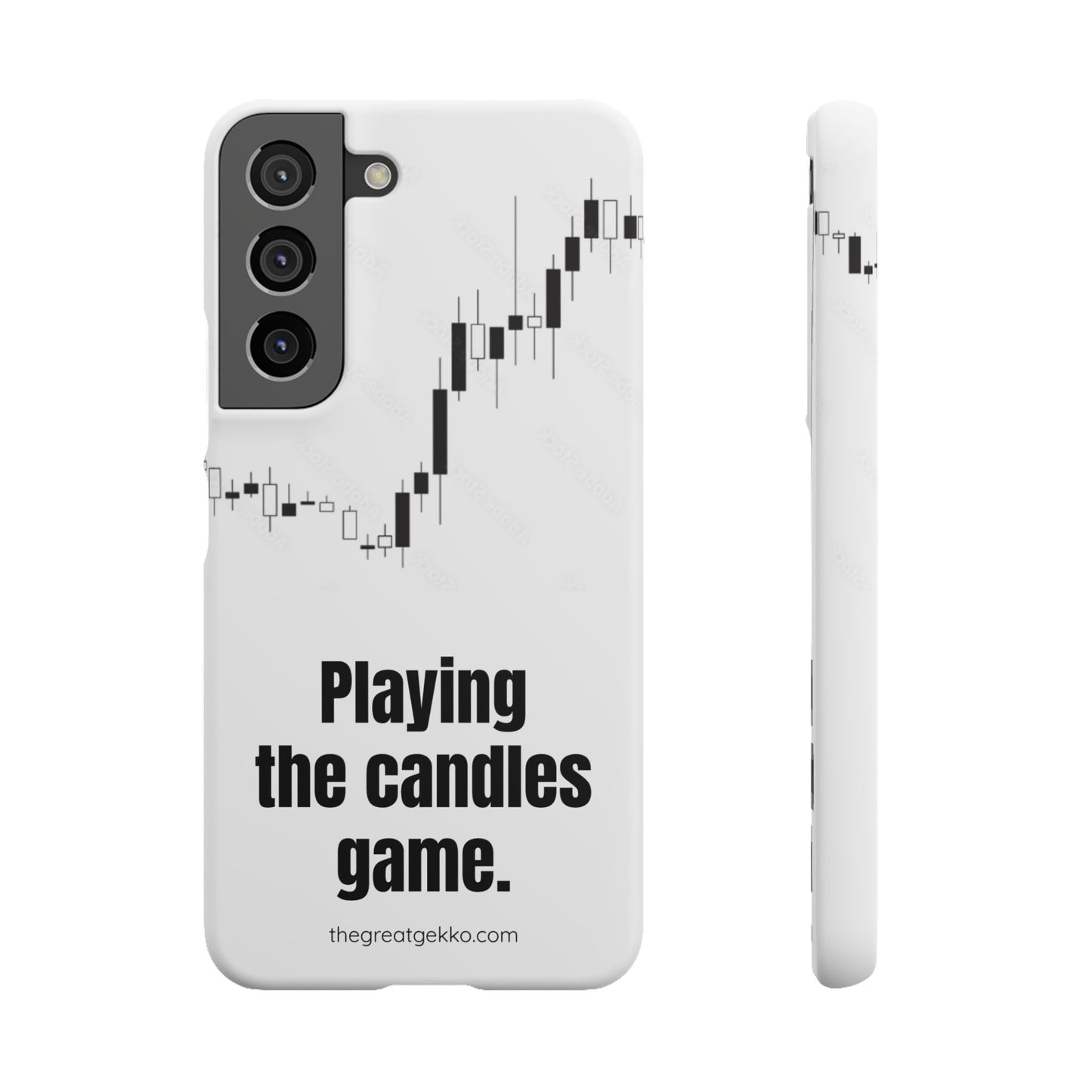 "Playing the Candles Game" – Day Trader’s Ultimate Phone Case